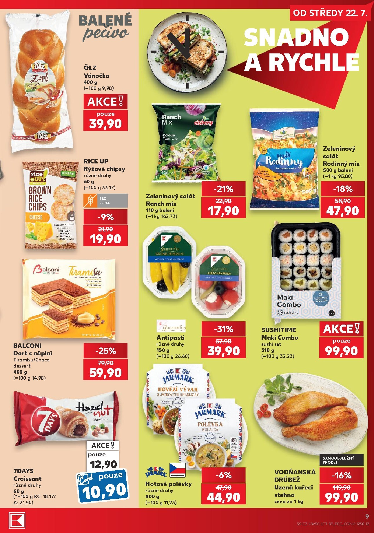 kaufland - Kaufland - Ostrava leták na příští týden od středy 22.07.2026 do úterý 28.07.2026 - page: 9