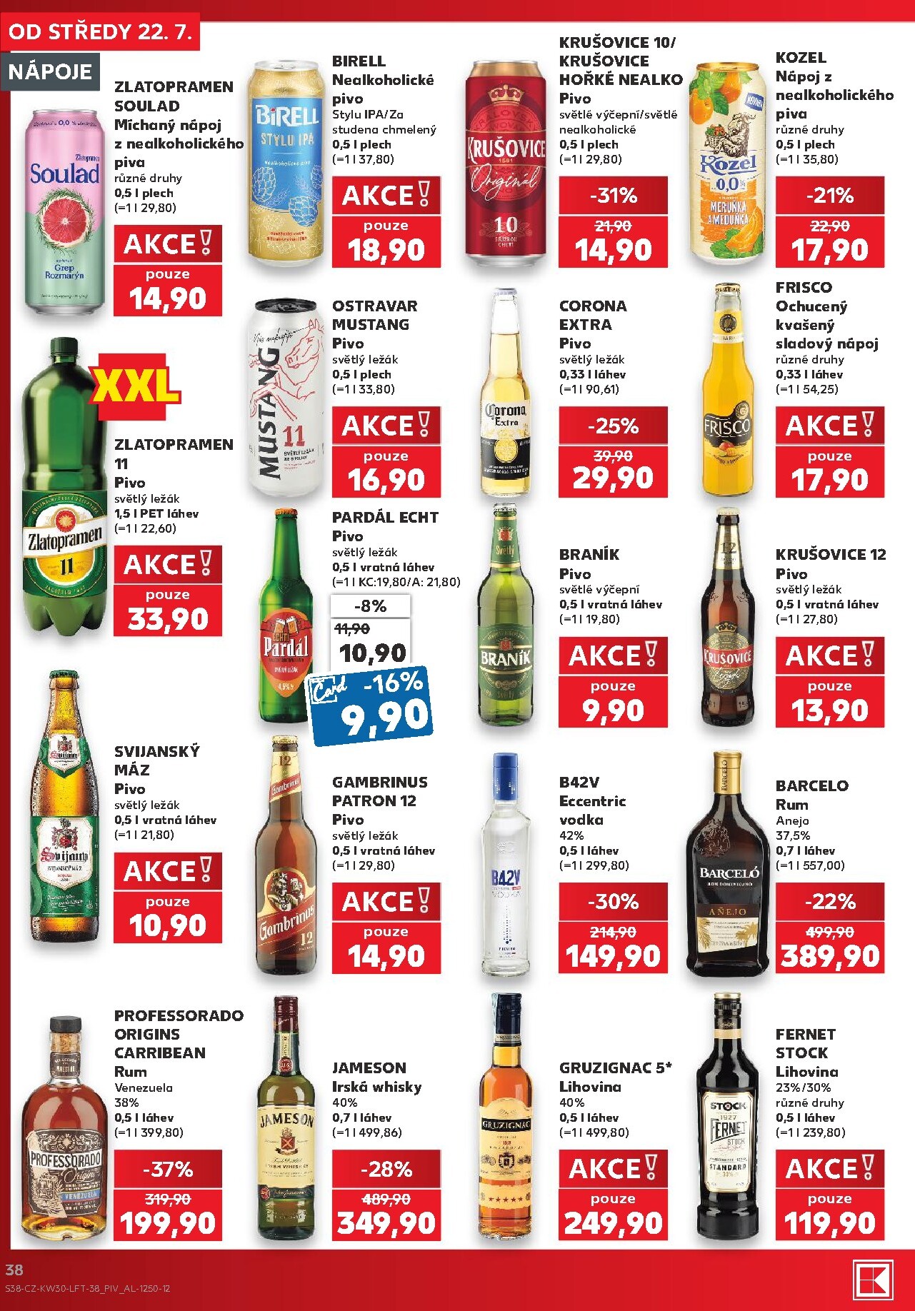 kaufland - Kaufland - Ostrava leták na příští týden od středy 22.07.2026 do úterý 28.07.2026 - page: 38