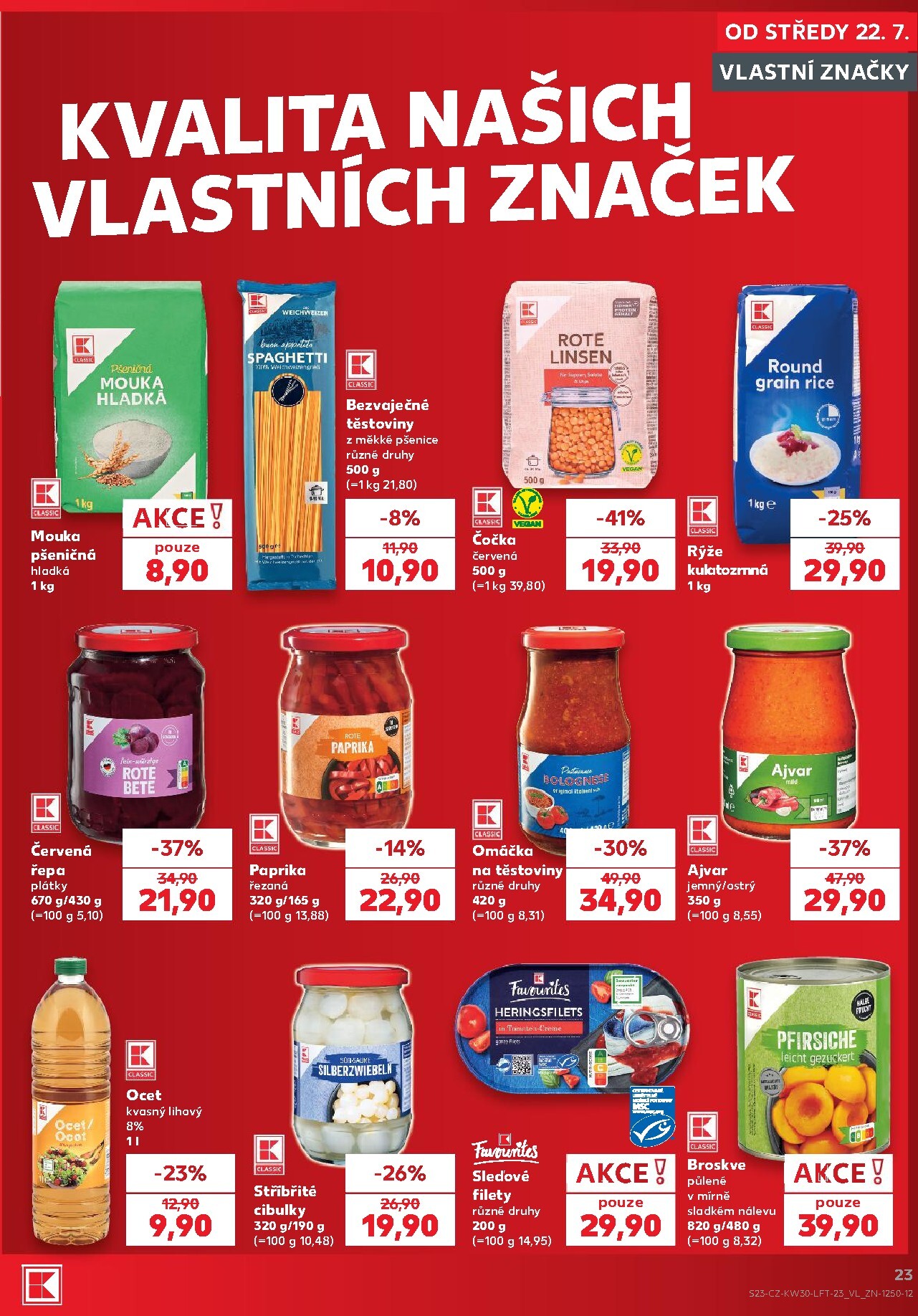 kaufland - Kaufland - Ostrava leták na příští týden od středy 22.07.2026 do úterý 28.07.2026 - page: 23