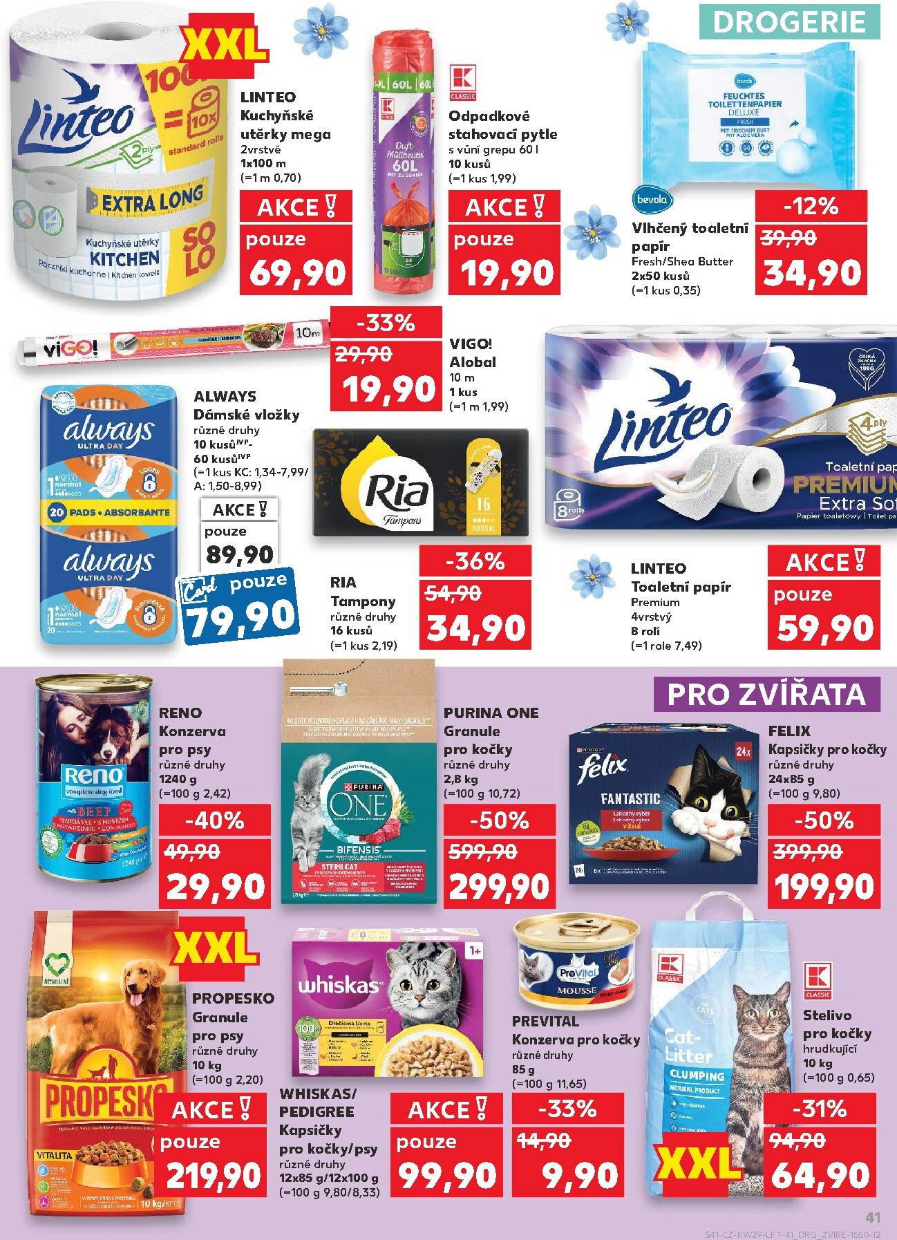 kaufland - Aktuální Kaufland - Leták - Praha 4 leták platný od středy 15.07.2026 do úterý 21.07.2026 - page: 41