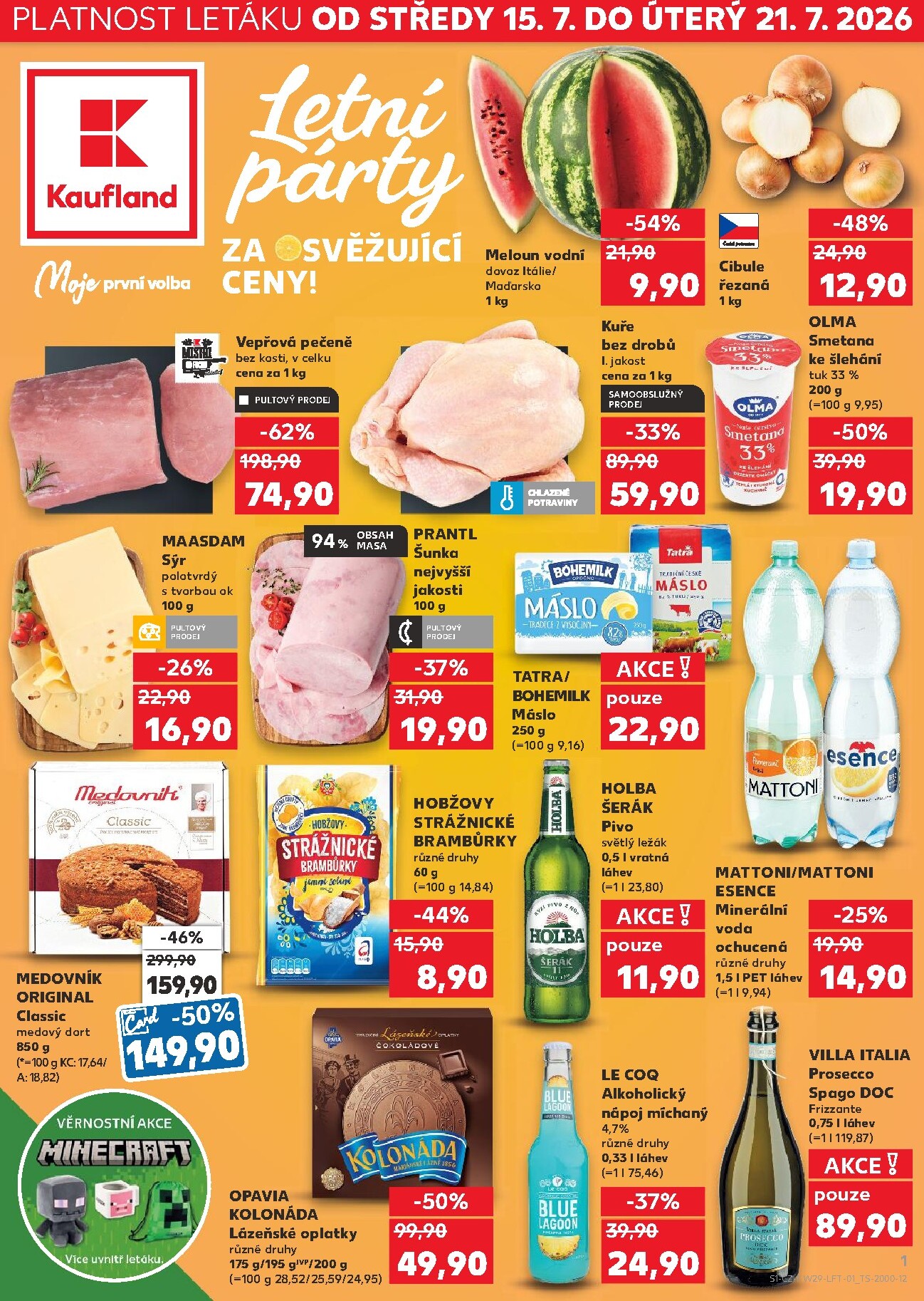 kaufland - Aktuální Kaufland - Karviná leták platný od středy 15.07.2026 do úterý 21.07.2026