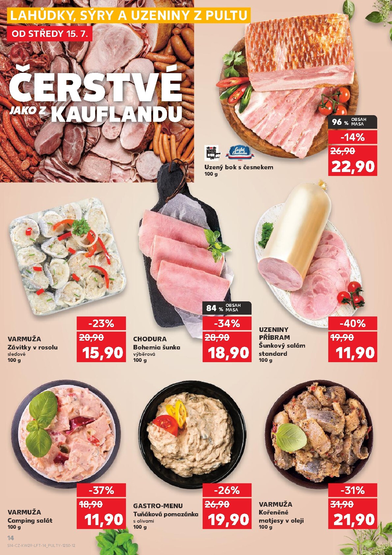 kaufland - Aktuální Kaufland - Karviná leták platný od středy 15.07.2026 do úterý 21.07.2026 - page: 14