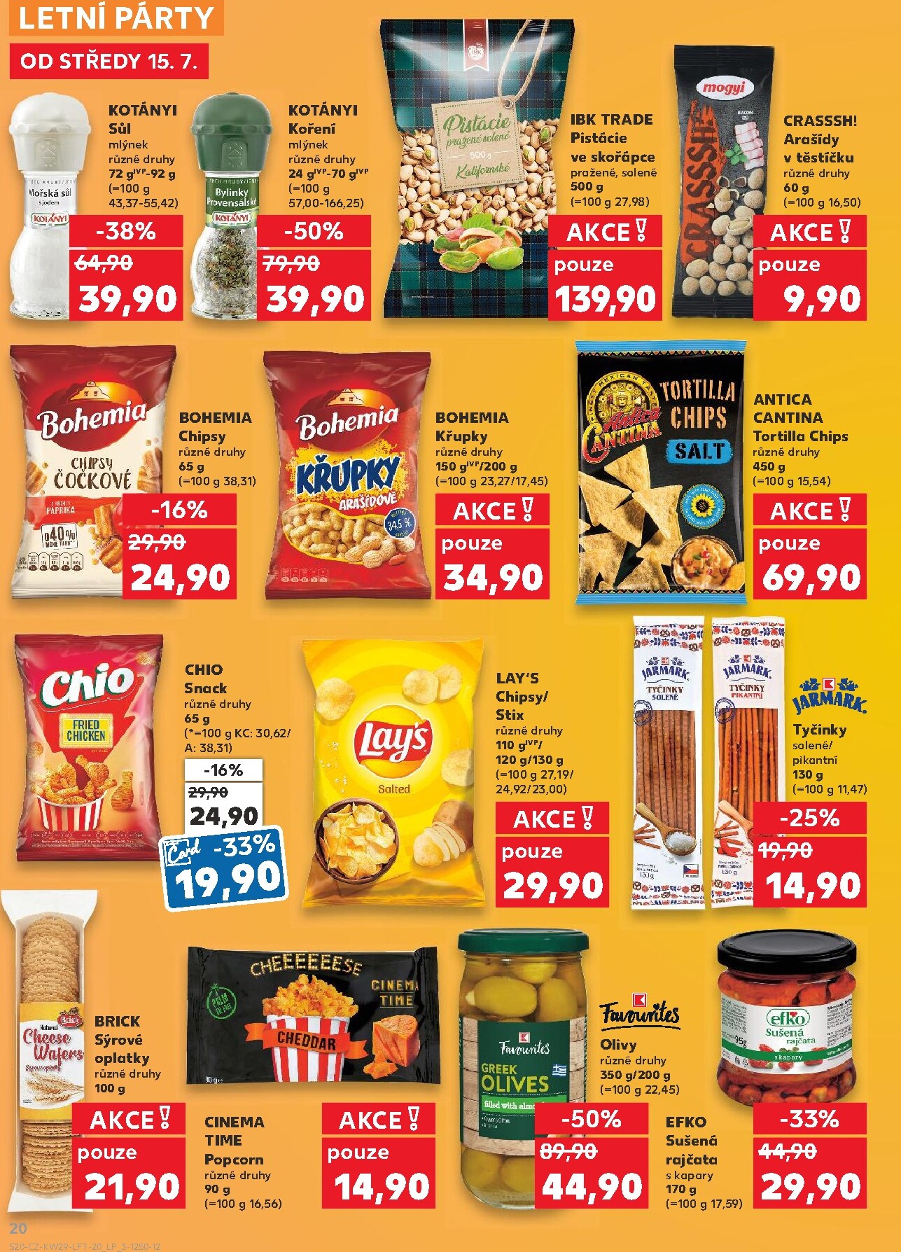 kaufland - Aktuální Kaufland - Leták - Ostrava leták platný od středy 15.07.2026 do úterý 21.07.2026 - page: 20