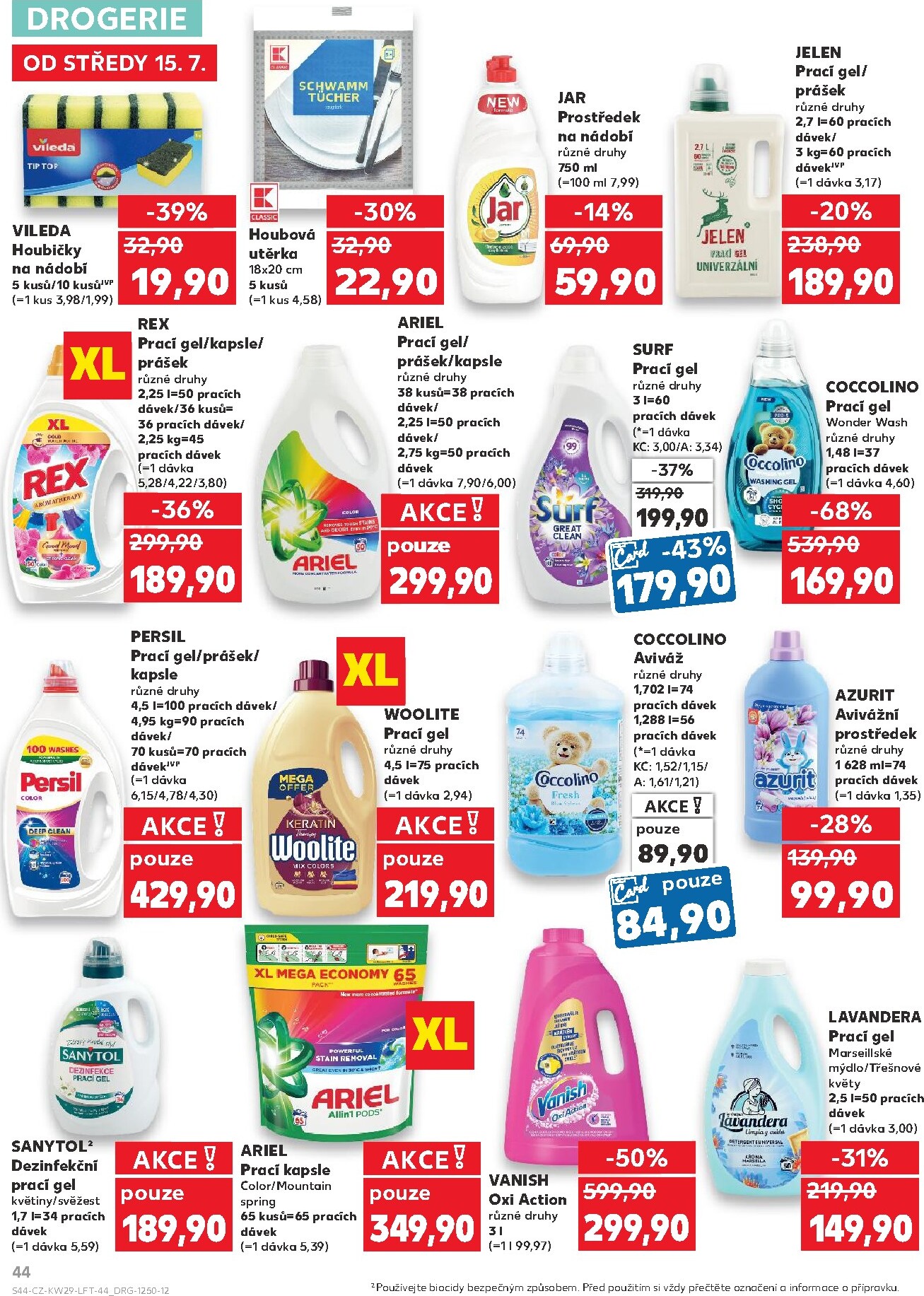 kaufland - Aktuální Kaufland - Leták - Ostrava leták platný od středy 15.07.2026 do úterý 21.07.2026 - page: 44