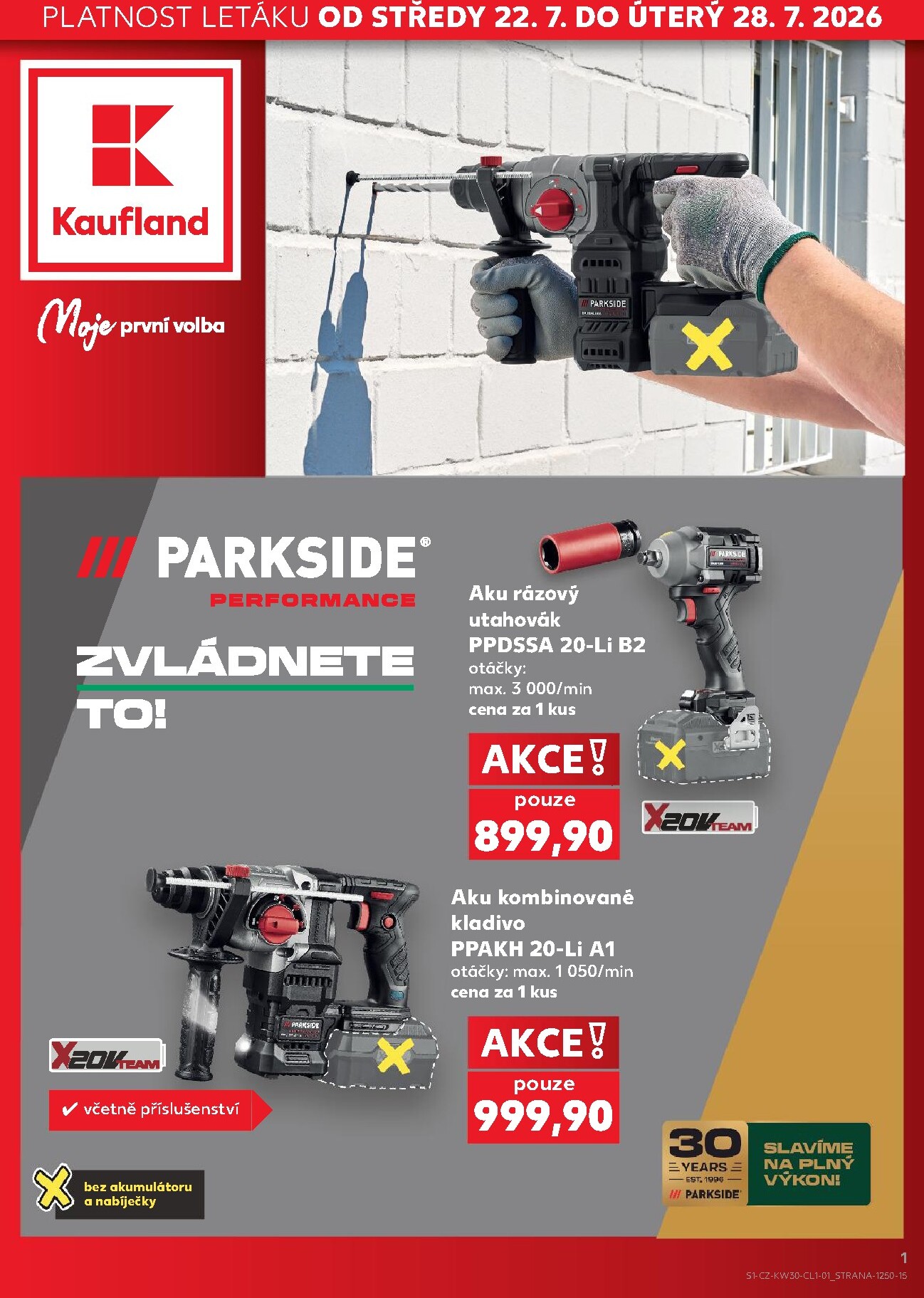 kaufland - Kaufland - Leták - Kolín leták na příští týden od středy 22.07.2026 do úterý 28.07.2026