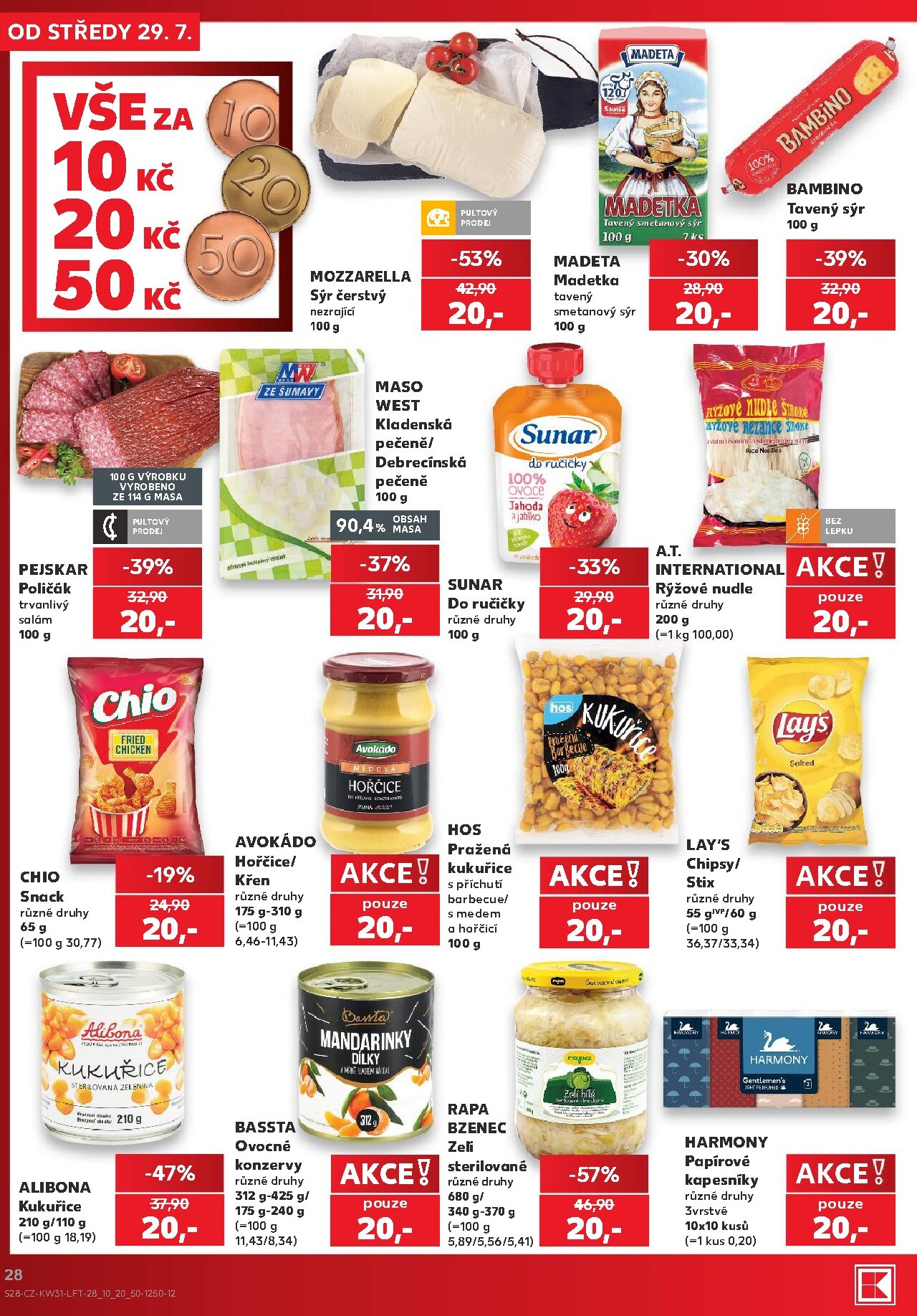 kaufland - Budoucí Kaufland - Praha 4 leták platný od středy 29.07.2026 do úterý 04.08.2026 - page: 28