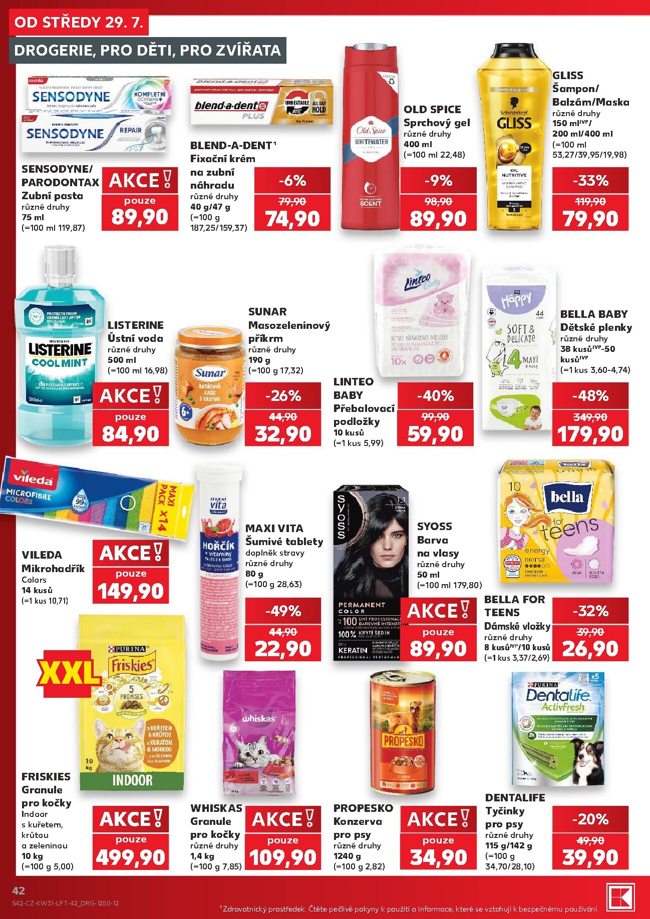 kaufland - Budoucí Kaufland - Praha 4 leták platný od středy 29.07.2026 do úterý 04.08.2026 - page: 42
