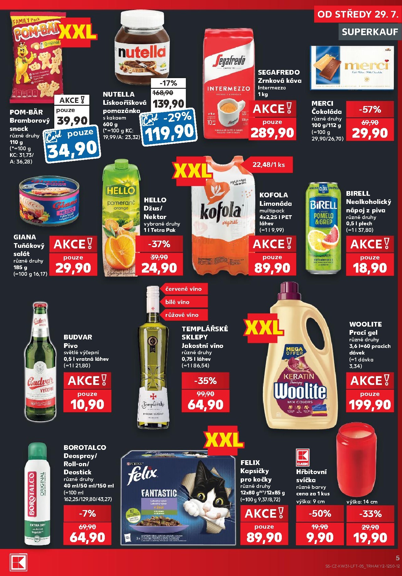 kaufland - Budoucí Kaufland - Praha 4 leták platný od středy 29.07.2026 do úterý 04.08.2026 - page: 5