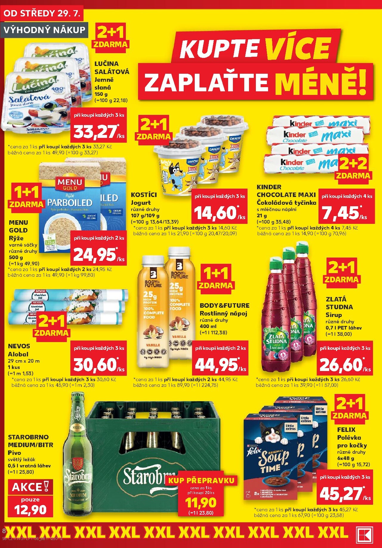 kaufland - Budoucí Kaufland - Praha 4 leták platný od středy 29.07.2026 do úterý 04.08.2026 - page: 8