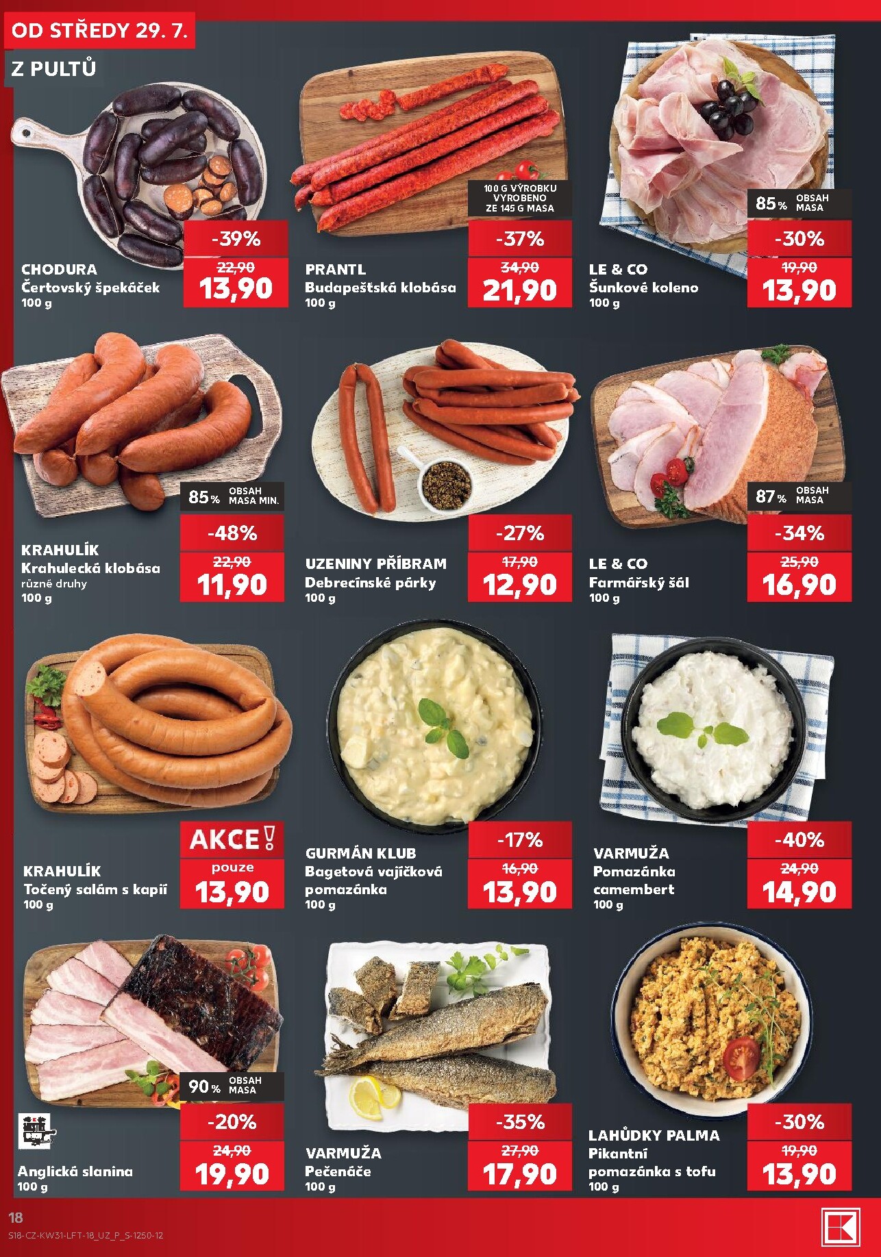 kaufland - Budoucí Kaufland - Praha 4 leták platný od středy 29.07.2026 do úterý 04.08.2026 - page: 18