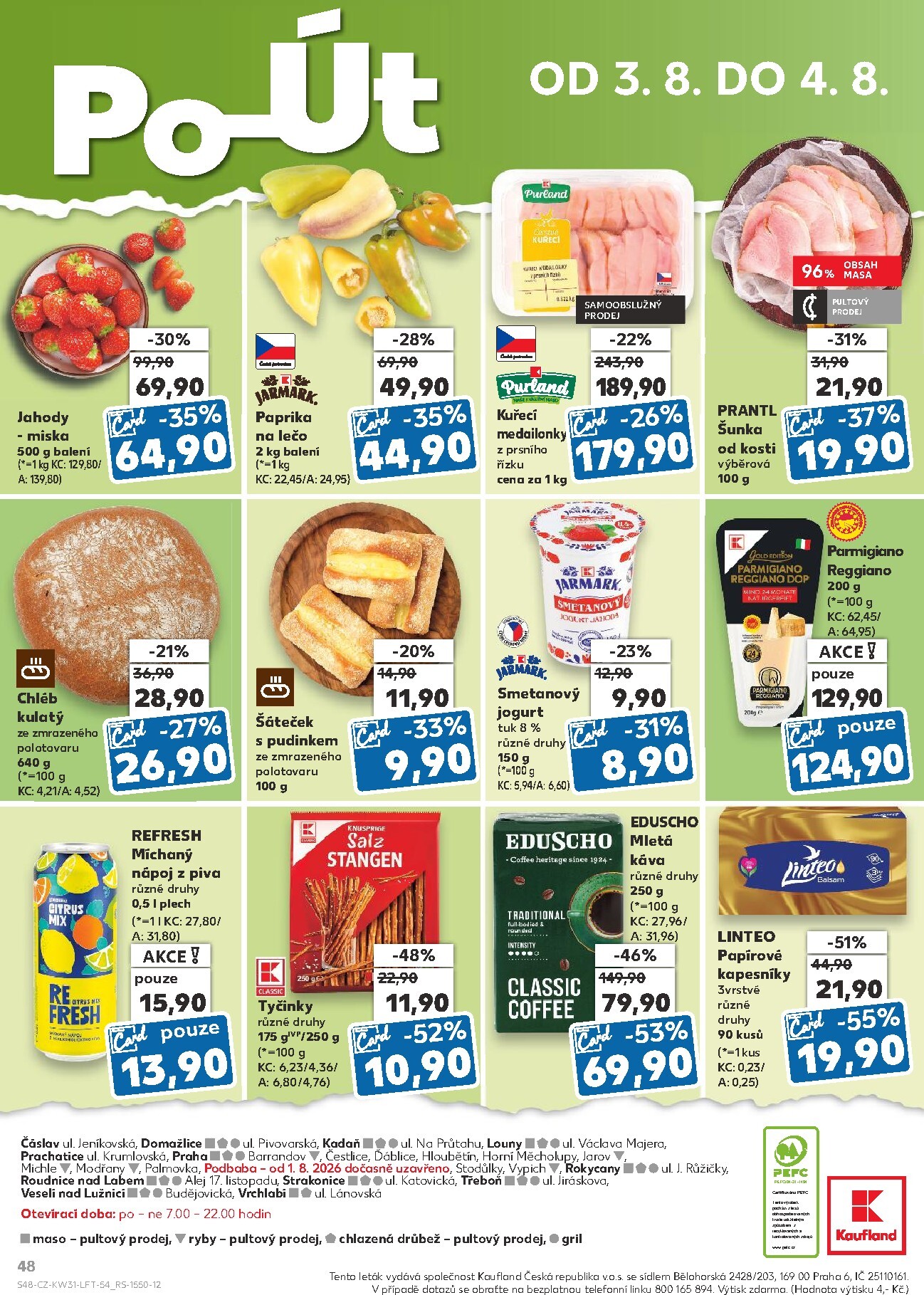 kaufland - Budoucí Kaufland - Praha 4 leták platný od středy 29.07.2026 do úterý 04.08.2026 - page: 48