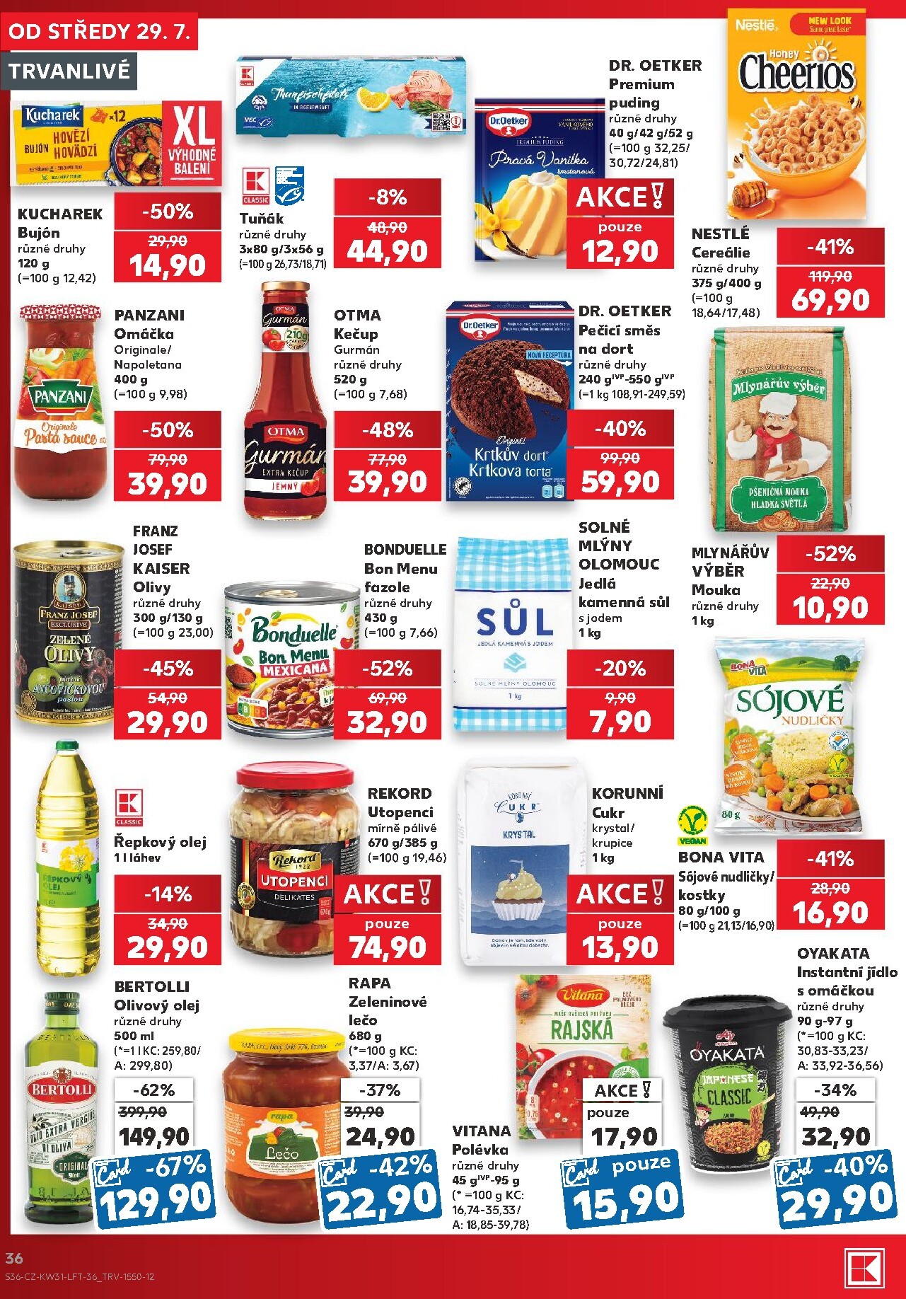kaufland - Budoucí Kaufland - Kolín leták platný od středy 29.07.2026 do úterý 04.08.2026 - page: 36