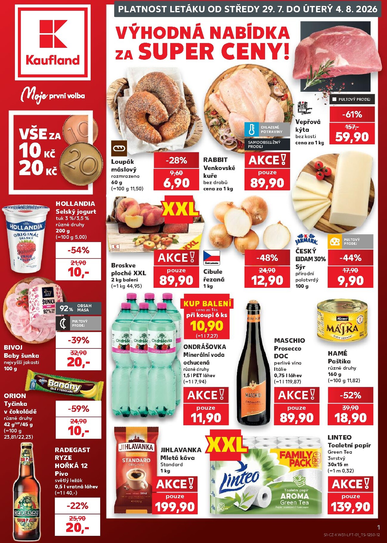 kaufland - Budoucí Kaufland - Kolín leták platný od středy 29.07.2026 do úterý 04.08.2026