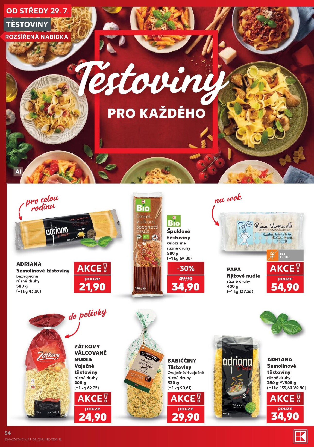 kaufland - Budoucí Kaufland - Kolín leták platný od středy 29.07.2026 do úterý 04.08.2026 - page: 34