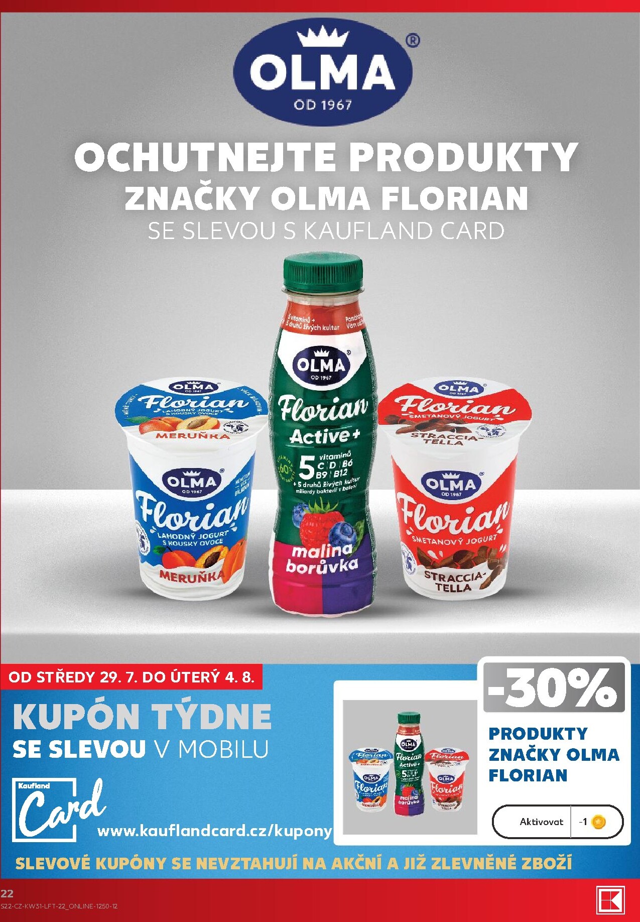 kaufland - Budoucí Kaufland - Kolín leták platný od středy 29.07.2026 do úterý 04.08.2026 - page: 22