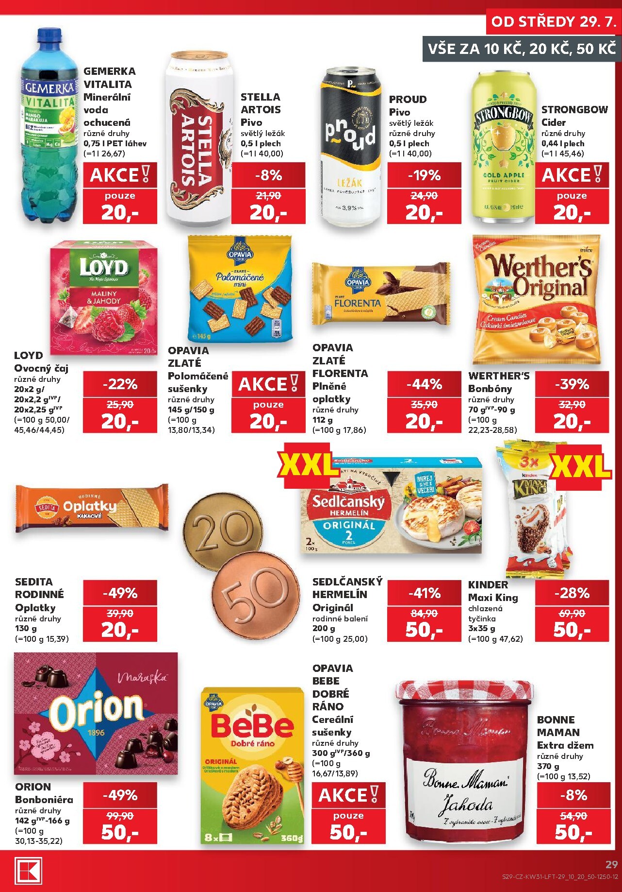 kaufland - Budoucí Kaufland - Kolín leták platný od středy 29.07.2026 do úterý 04.08.2026 - page: 29