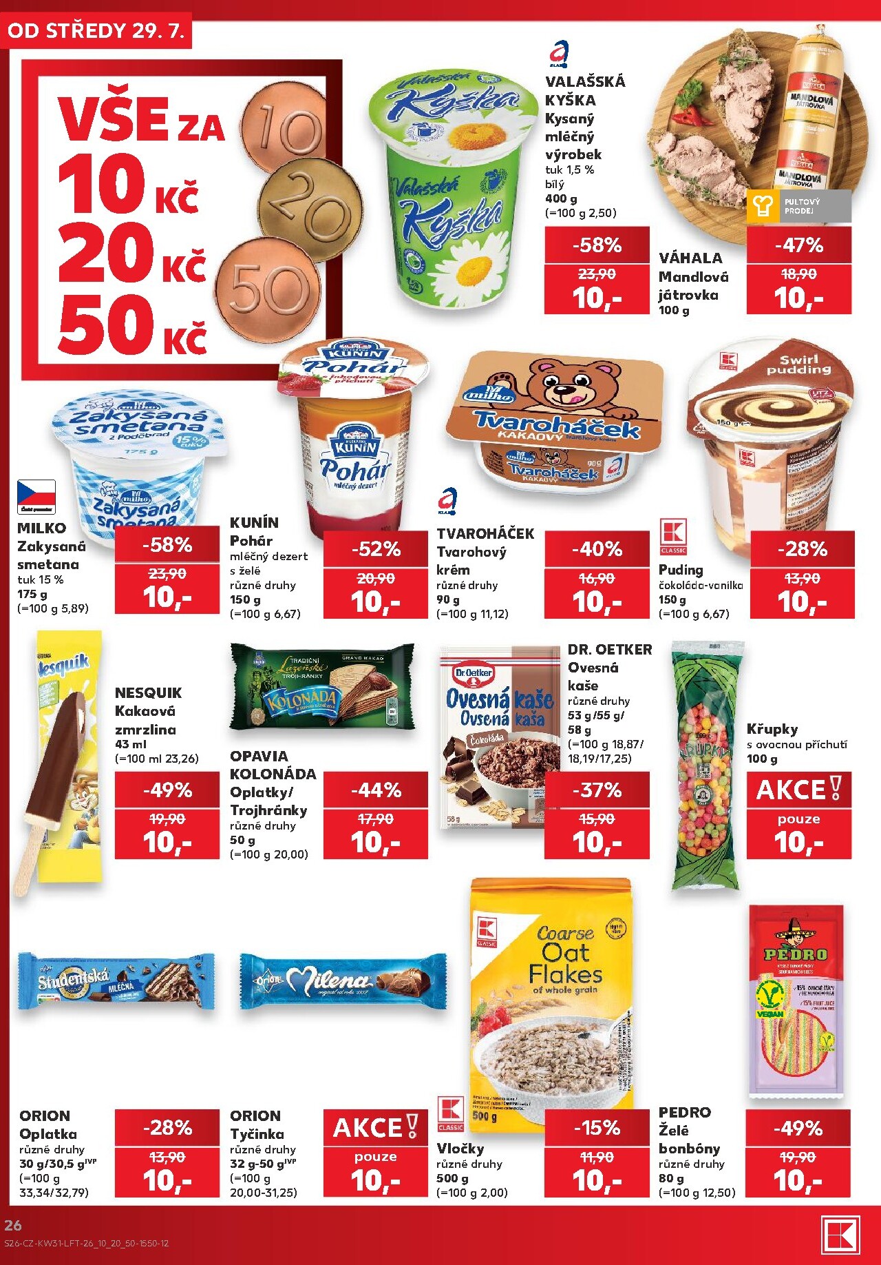 kaufland - Budoucí Kaufland - Kolín leták platný od středy 29.07.2026 do úterý 04.08.2026 - page: 26