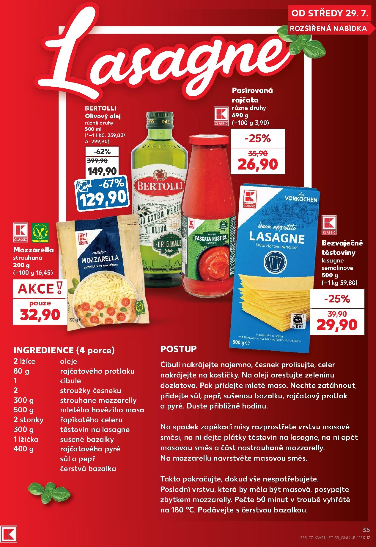 kaufland - Budoucí Kaufland - Kolín leták platný od středy 29.07.2026 do úterý 04.08.2026 - page: 35