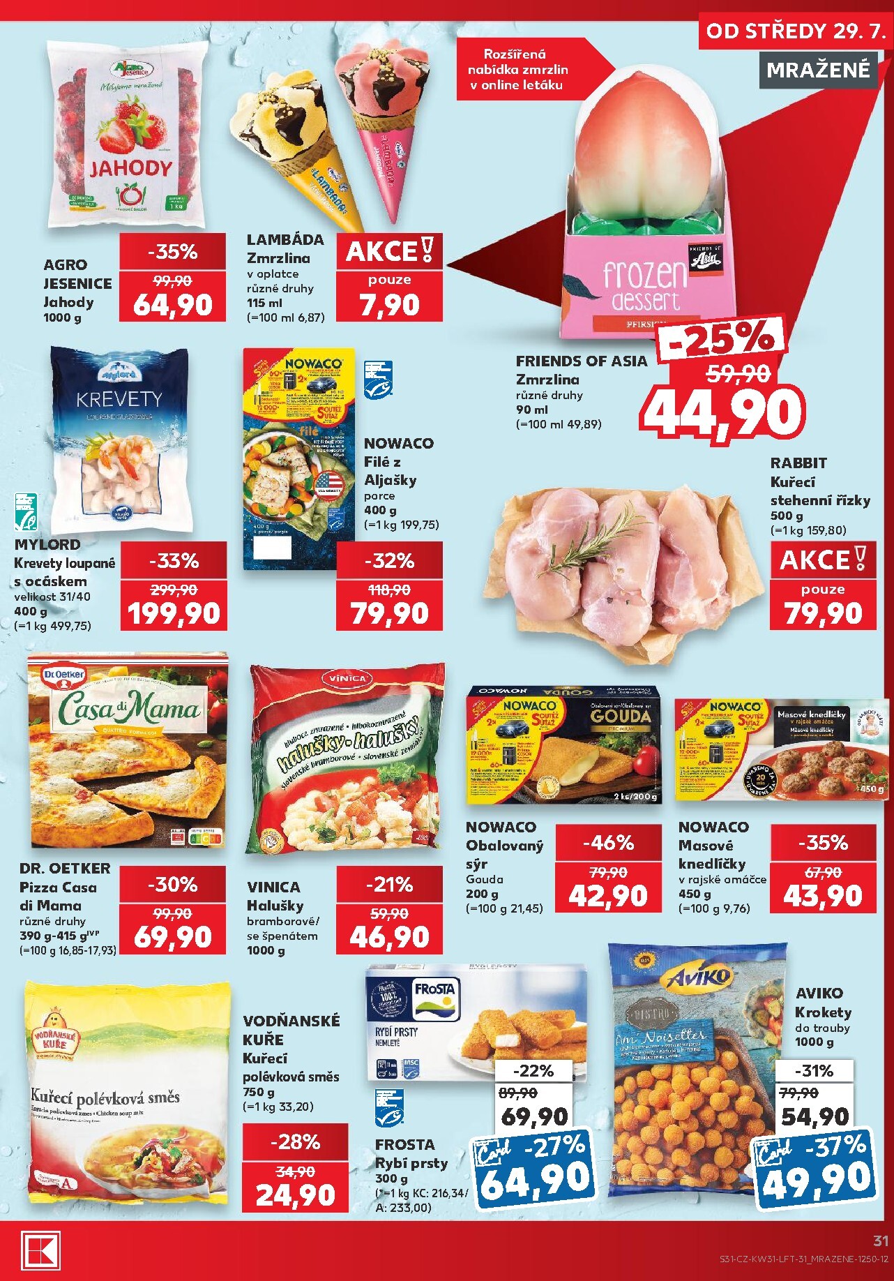 kaufland - Budoucí Kaufland - Ostrava leták platný od středy 29.07.2026 do úterý 04.08.2026 - page: 31
