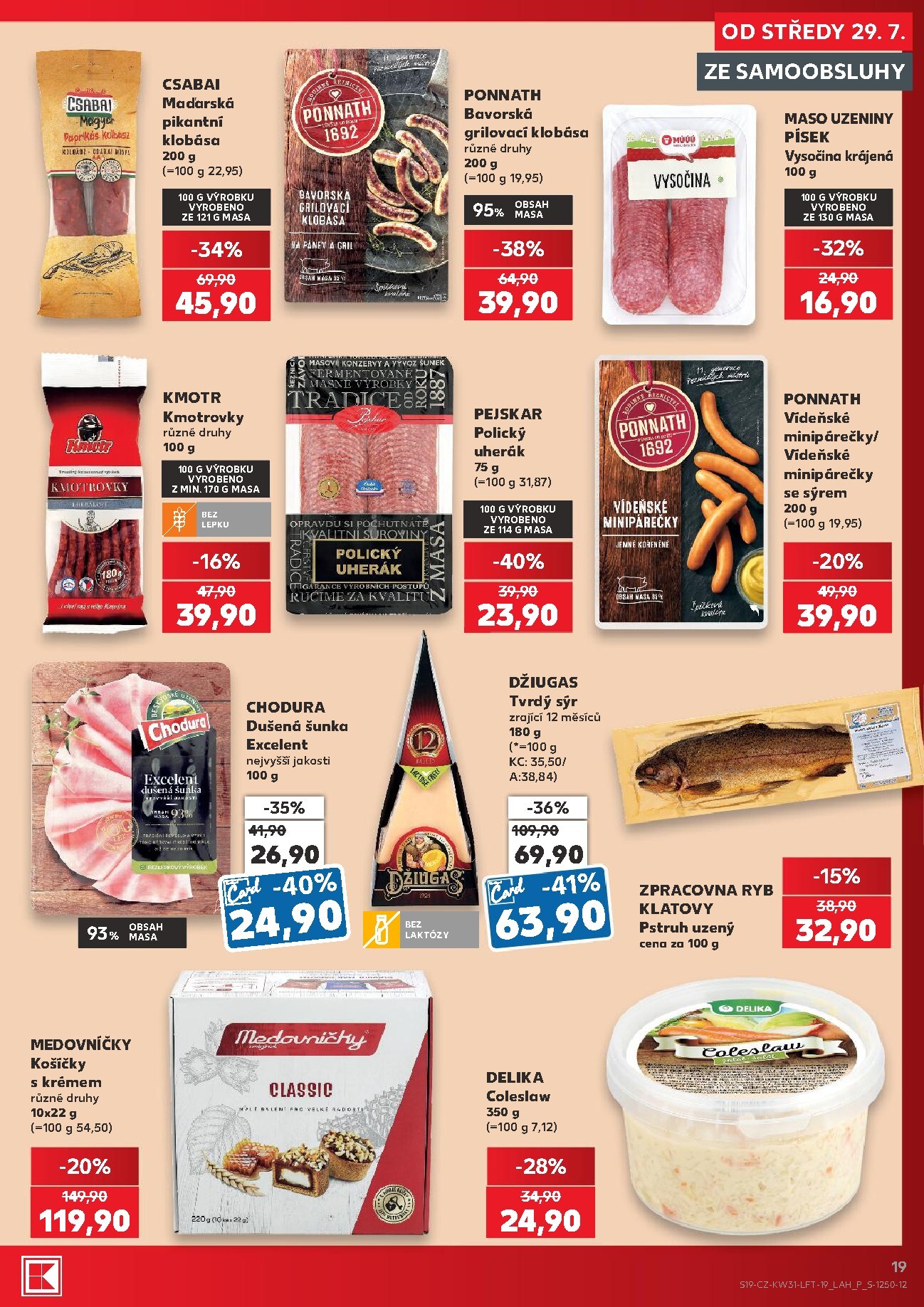 kaufland - Budoucí Kaufland - Ostrava leták platný od středy 29.07.2026 do úterý 04.08.2026 - page: 19