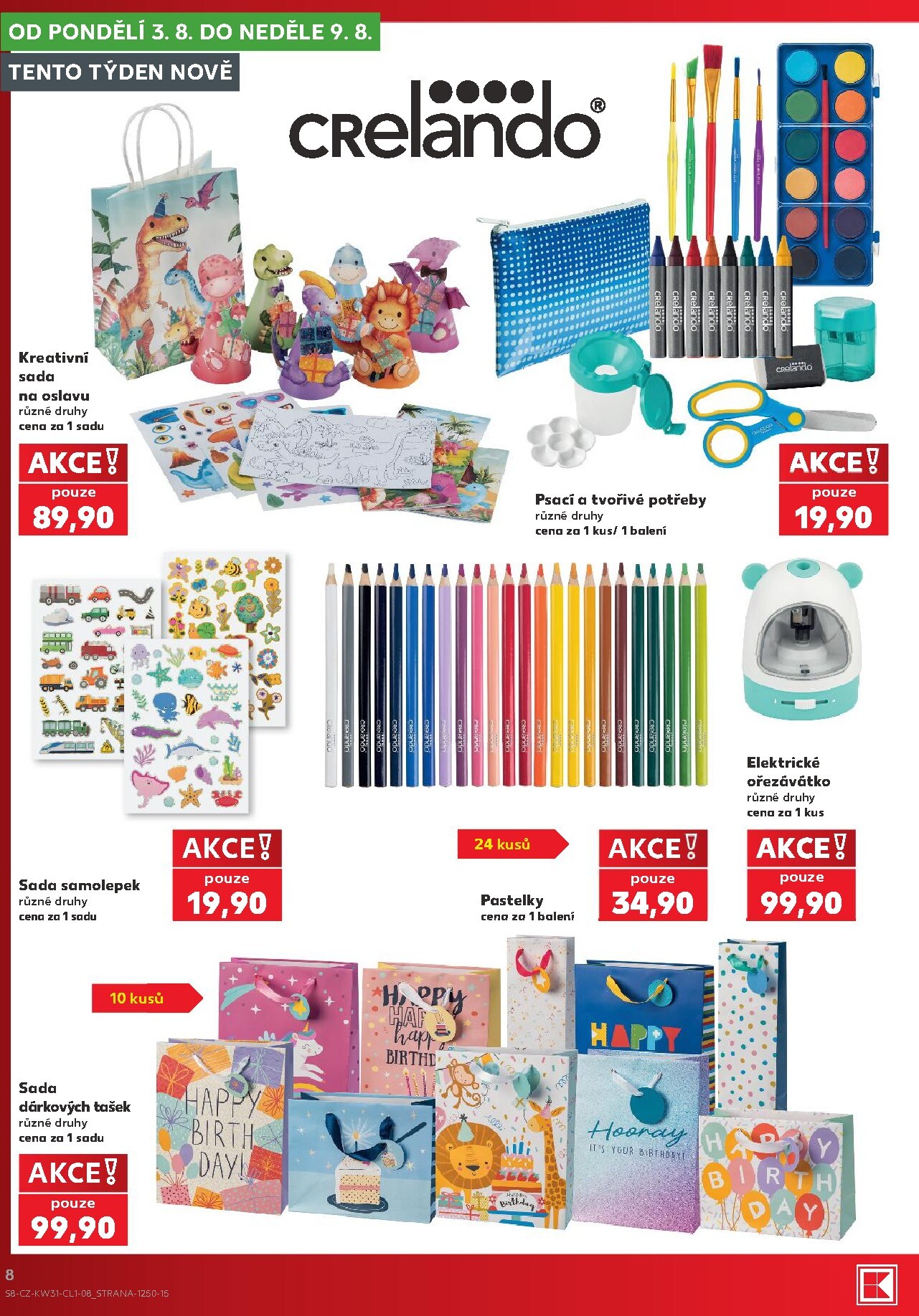 kaufland - Budoucí Kaufland - Leták - Ostrava leták platný od středy 29.07.2026 do úterý 04.08.2026 - page: 8