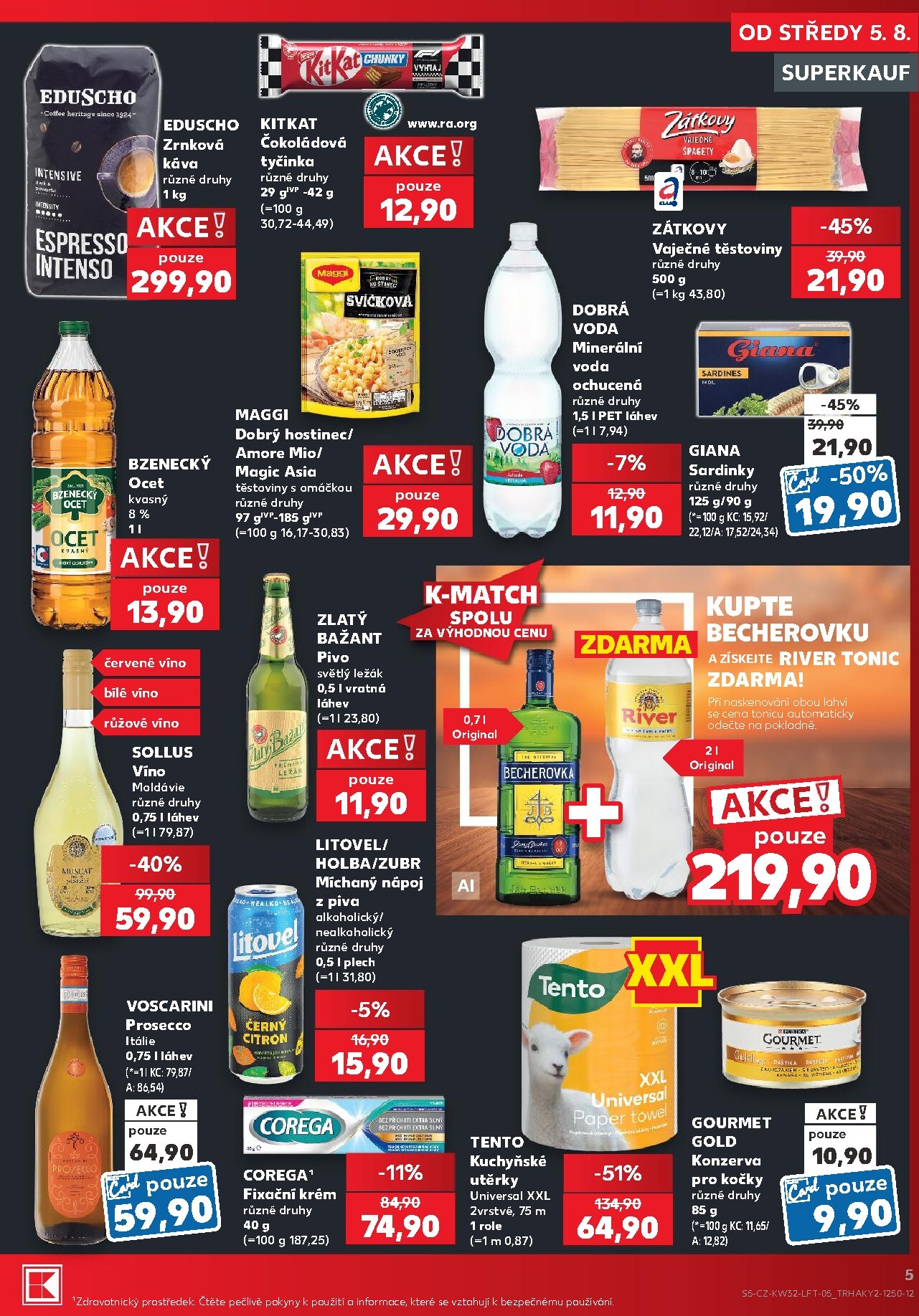 kaufland - Kaufland - Kolín leták na příští týden od středy 05.08.2026 do úterý 11.08.2026 - page: 5