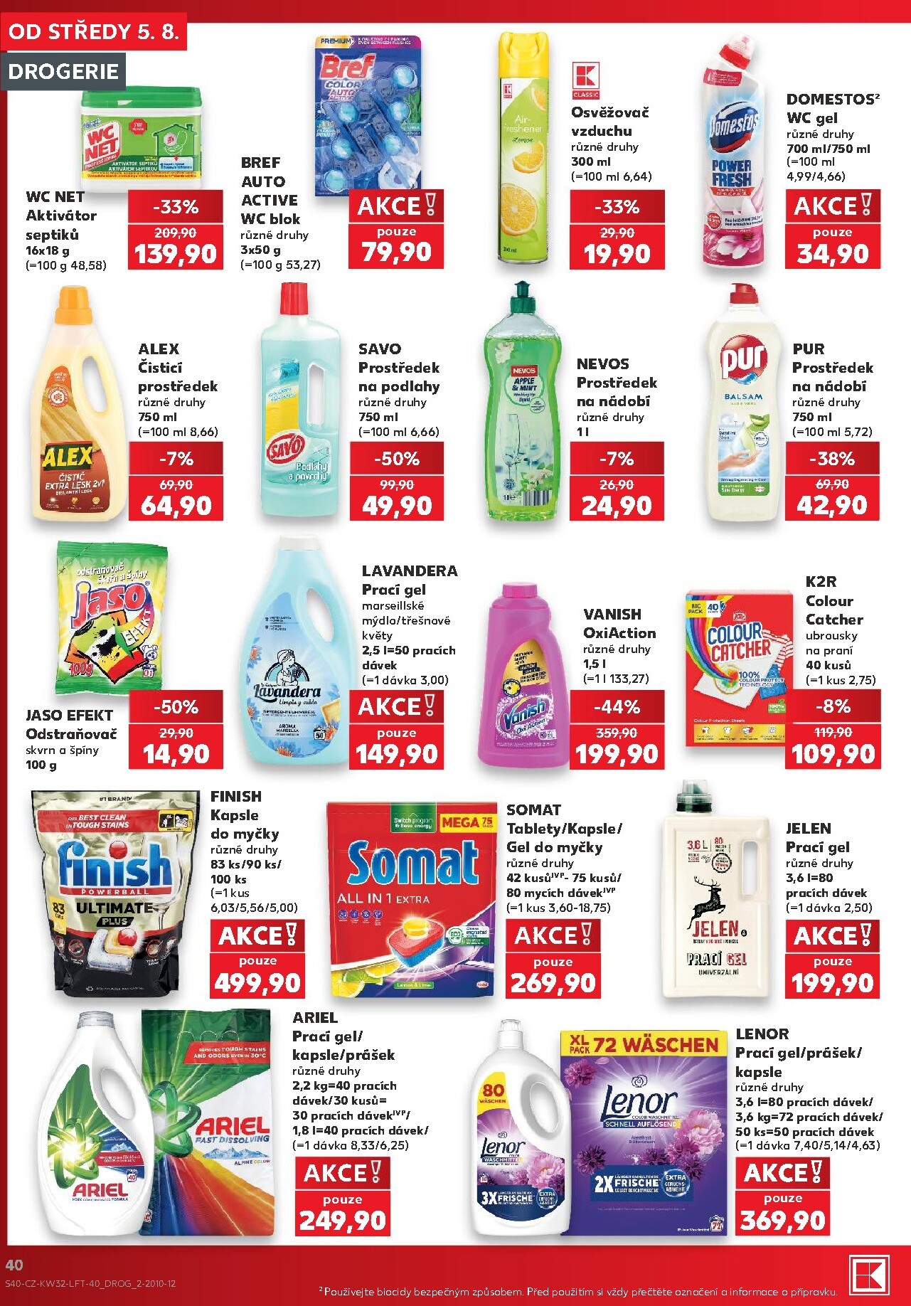 kaufland - Kaufland - Brno leták na příští týden od středy 05.08.2026 do úterý 11.08.2026 - page: 40