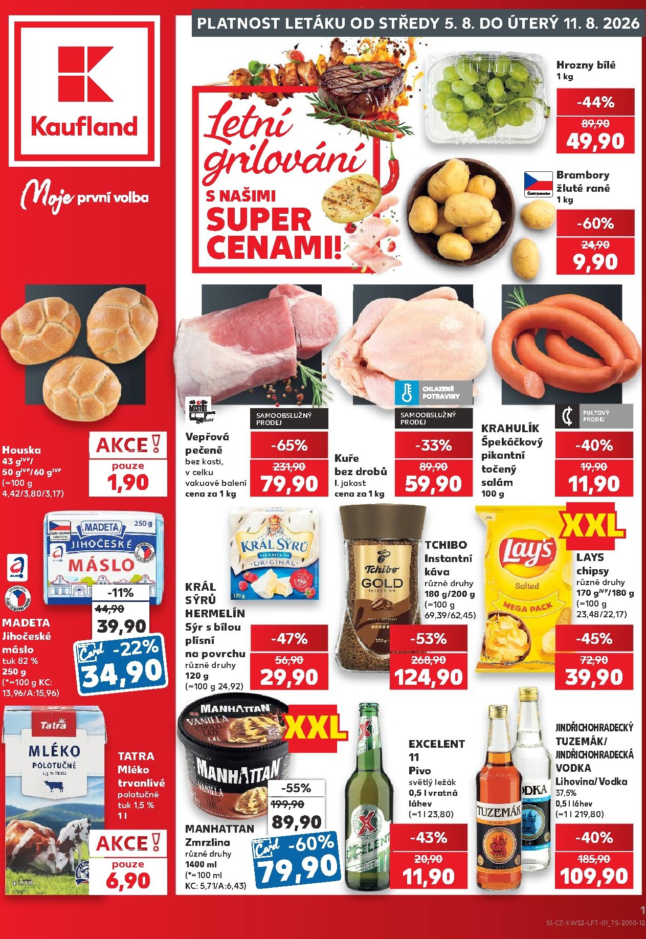 kaufland - Kaufland - Brno leták na příští týden od středy 05.08.2026 do úterý 11.08.2026