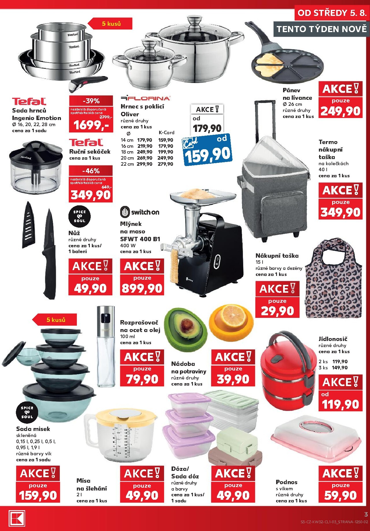 kaufland - Kaufland - Ostrava - Naše značky leták na příští týden od středy 05.08.2026 do úterý 11.08.2026 - page: 3