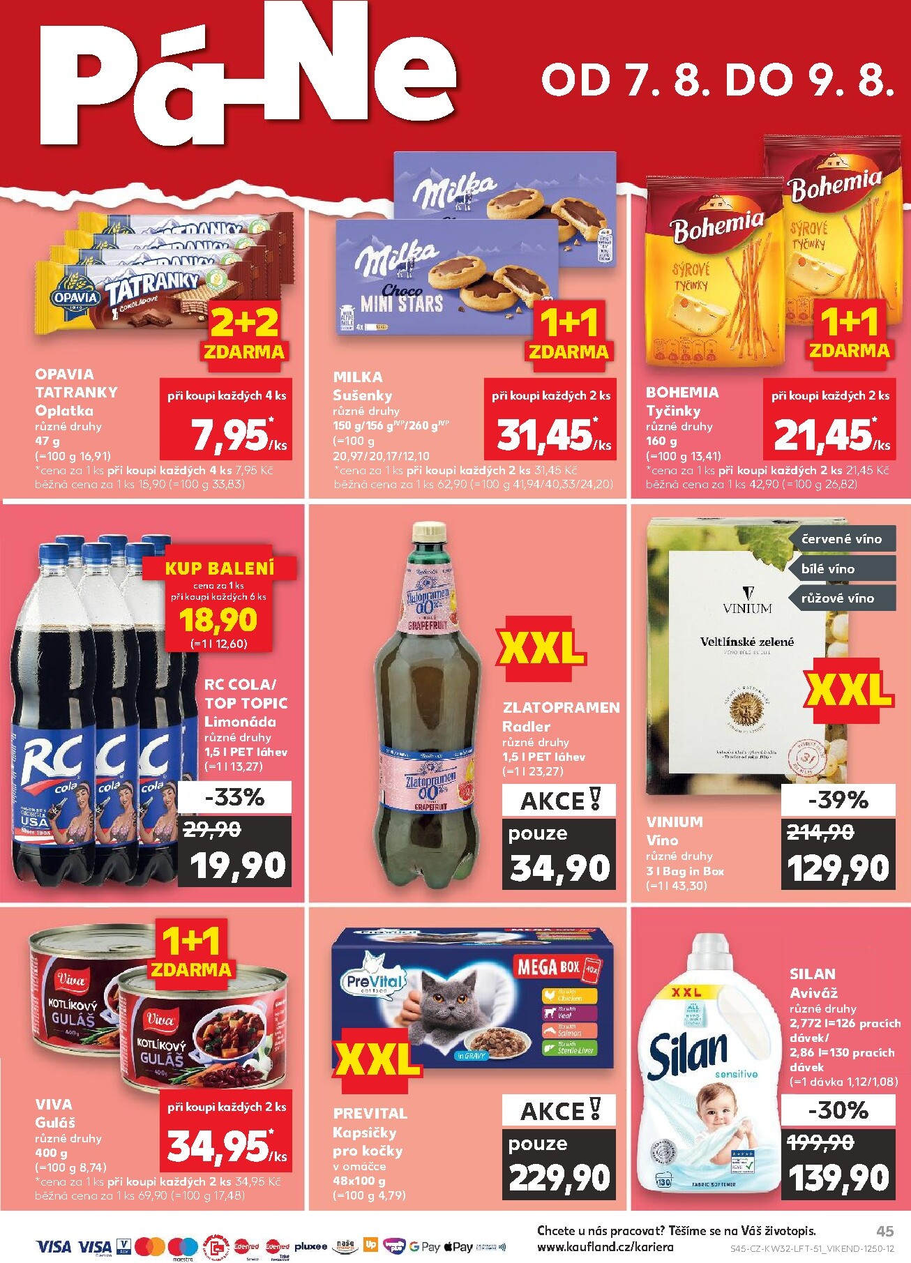 kaufland - Kaufland - Praha 4 leták na příští týden od středy 05.08.2026 do úterý 11.08.2026 - page: 45