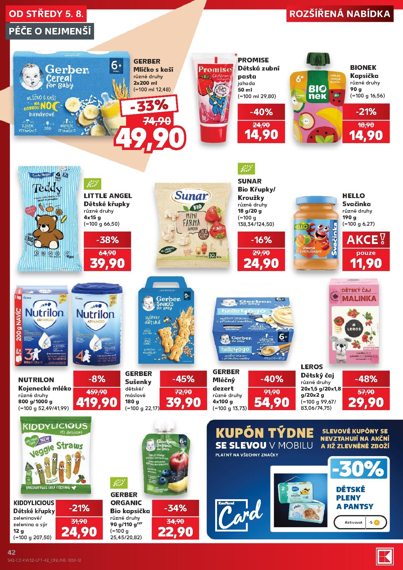 kaufland - Kaufland - Praha 4 leták na příští týden od středy 05.08.2026 do úterý 11.08.2026 - page: 42