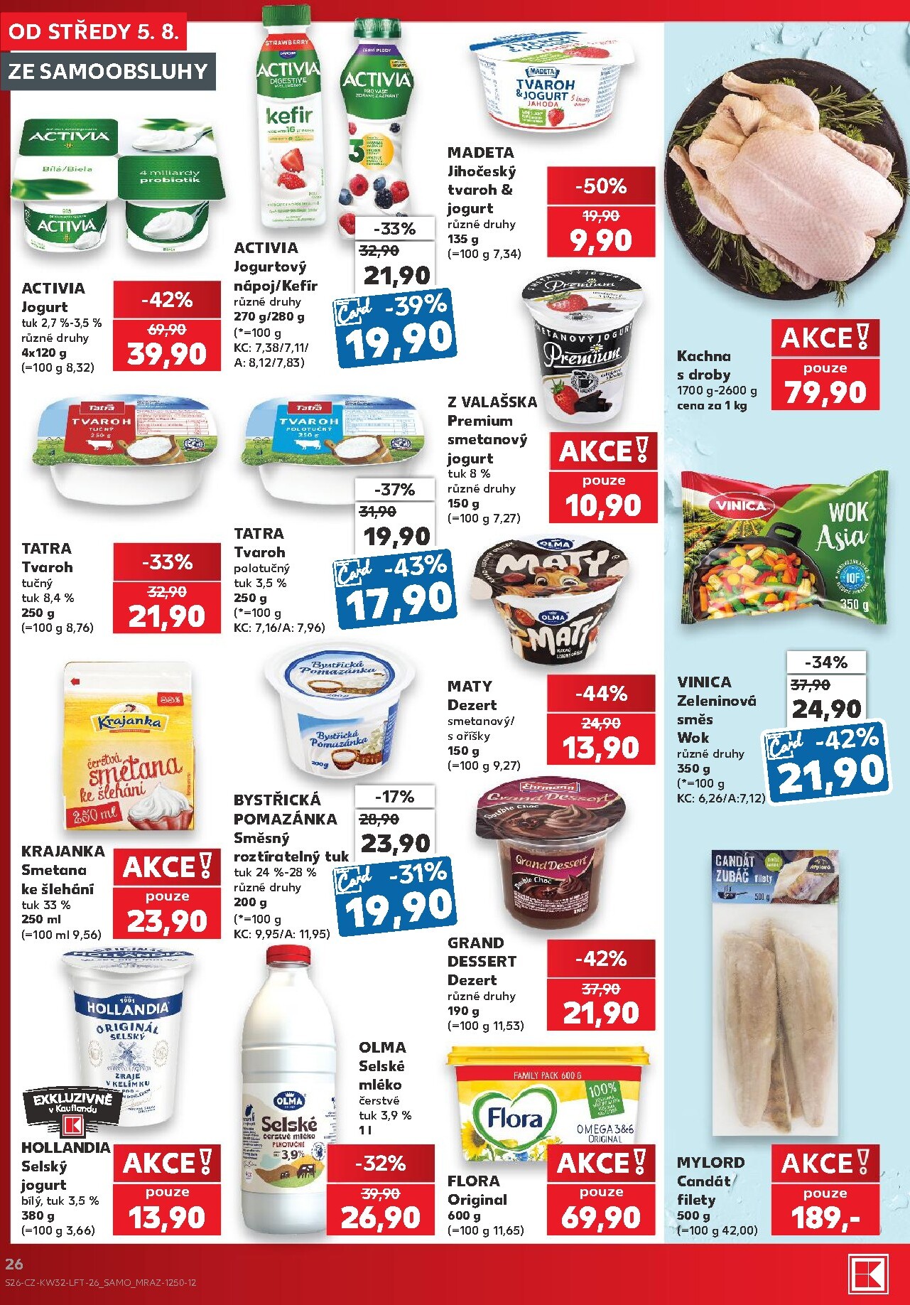 kaufland - Kaufland - Praha 4 leták na příští týden od středy 05.08.2026 do úterý 11.08.2026 - page: 26