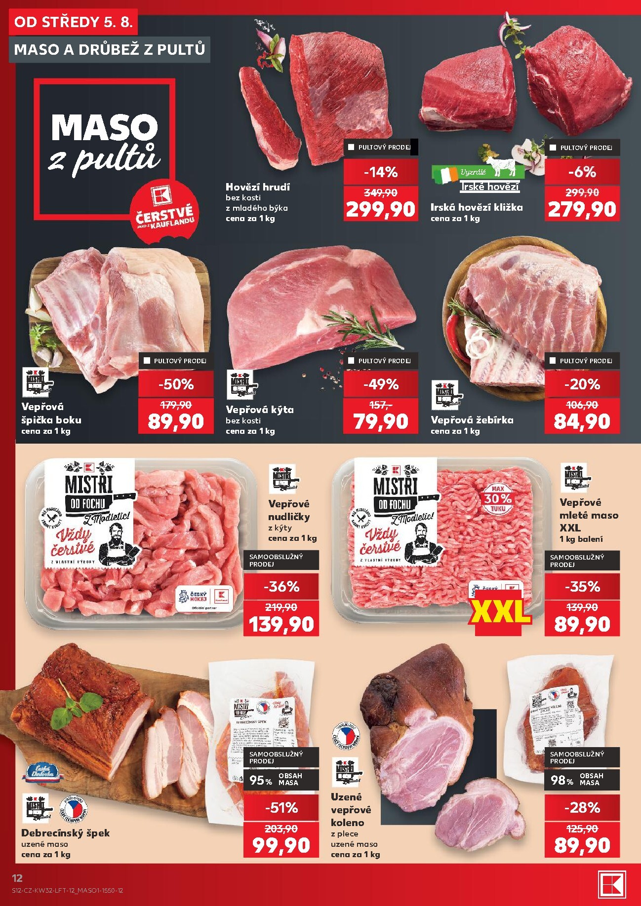 kaufland - Kaufland - Praha 4 leták na příští týden od středy 05.08.2026 do úterý 11.08.2026 - page: 12