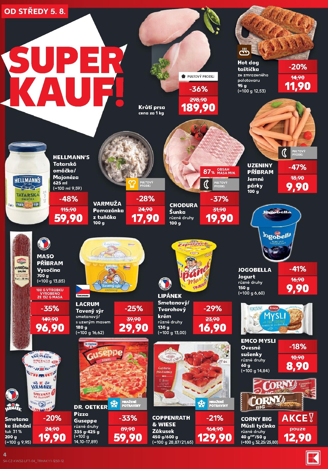 kaufland - Kaufland - Praha 4 leták na příští týden od středy 05.08.2026 do úterý 11.08.2026 - page: 4