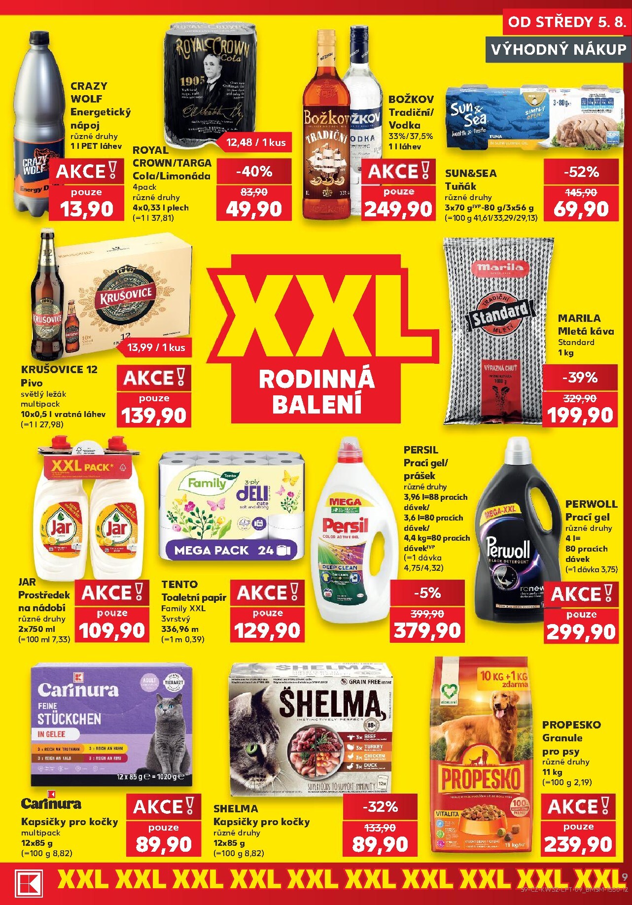 kaufland - Kaufland - Praha 4 leták na příští týden od středy 05.08.2026 do úterý 11.08.2026 - page: 9