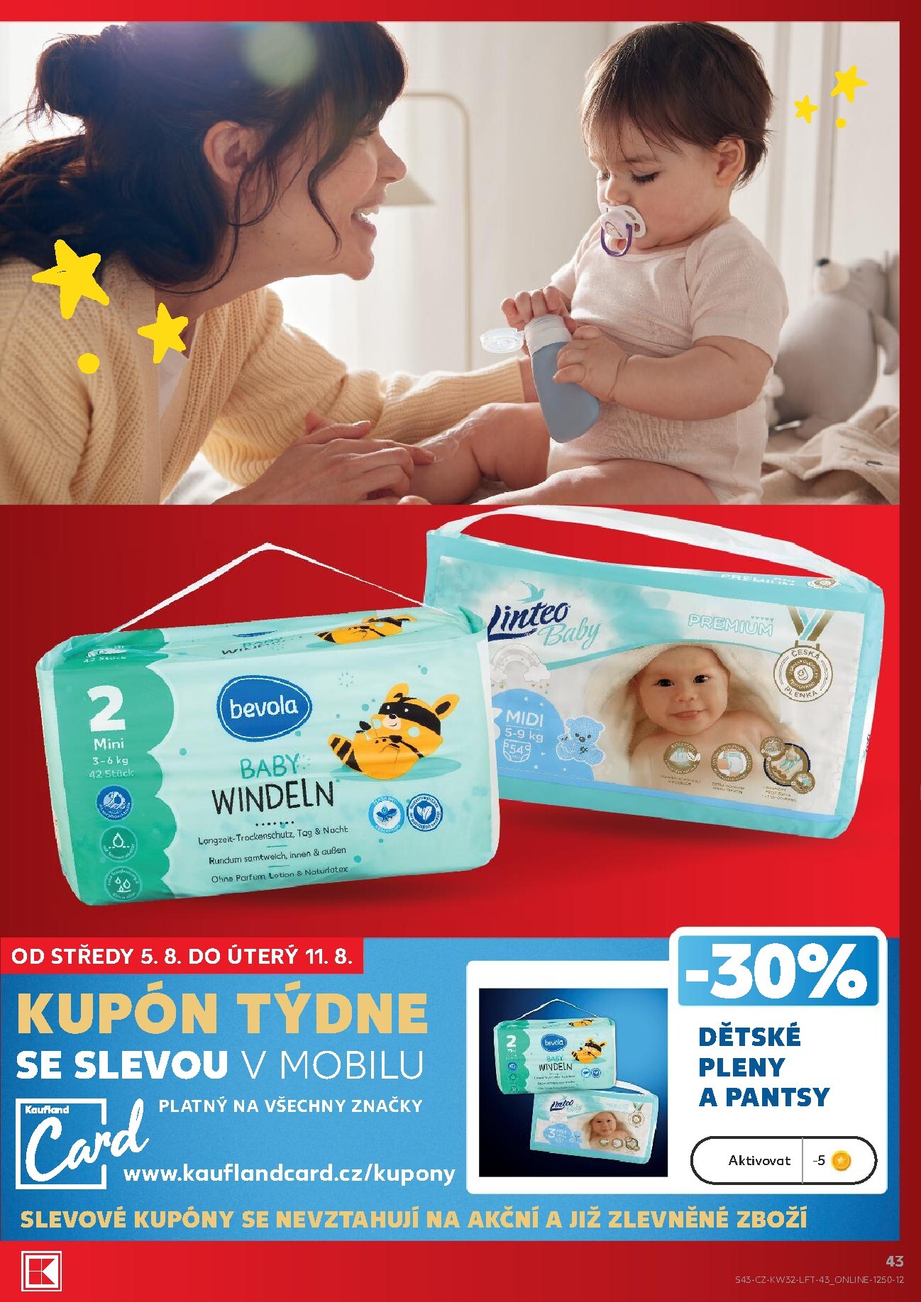 kaufland - Kaufland - Praha 4 leták na příští týden od středy 05.08.2026 do úterý 11.08.2026 - page: 43