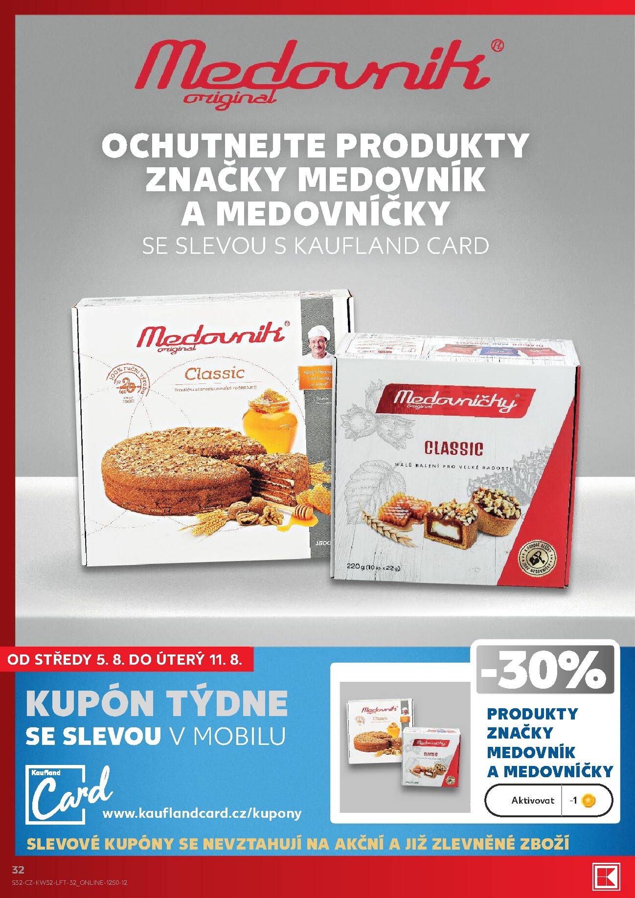 kaufland - Kaufland - Praha 4 leták na příští týden od středy 05.08.2026 do úterý 11.08.2026 - page: 32