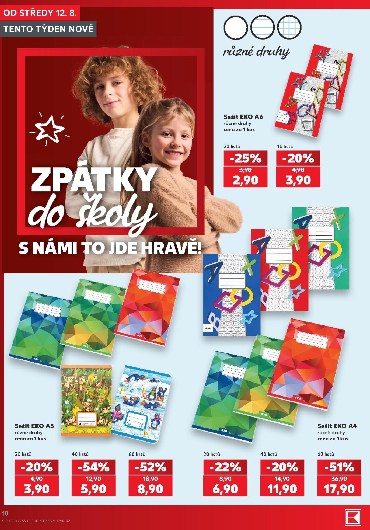 kaufland - Budoucí Kaufland - Kolín - Vše pro letní domácnost leták platný od středy 12.08.2026 do úterý 18.08.2026 - page: 10
