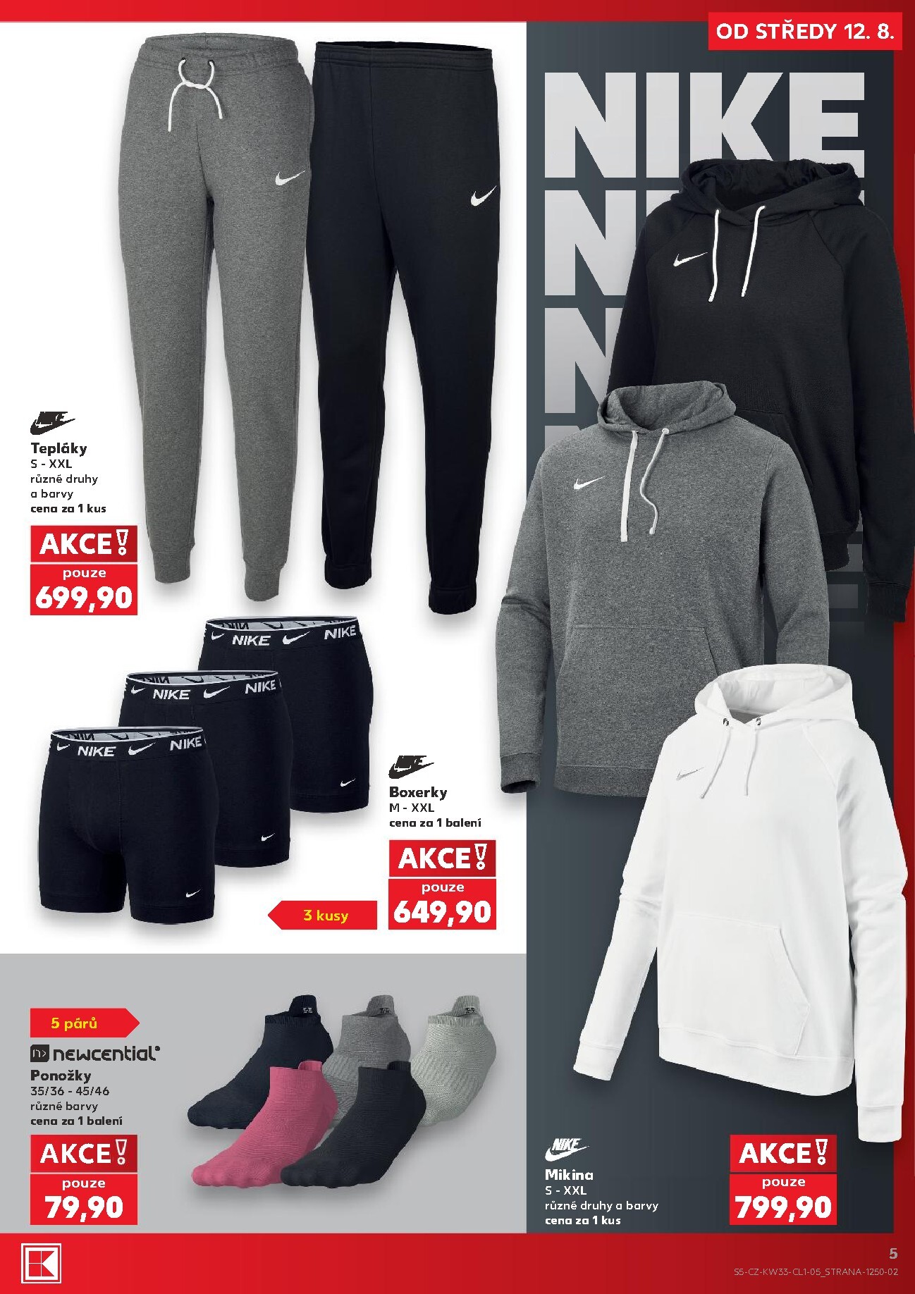 kaufland - Budoucí Kaufland - Kolín - Vše pro letní domácnost leták platný od středy 12.08.2026 do úterý 18.08.2026 - page: 5