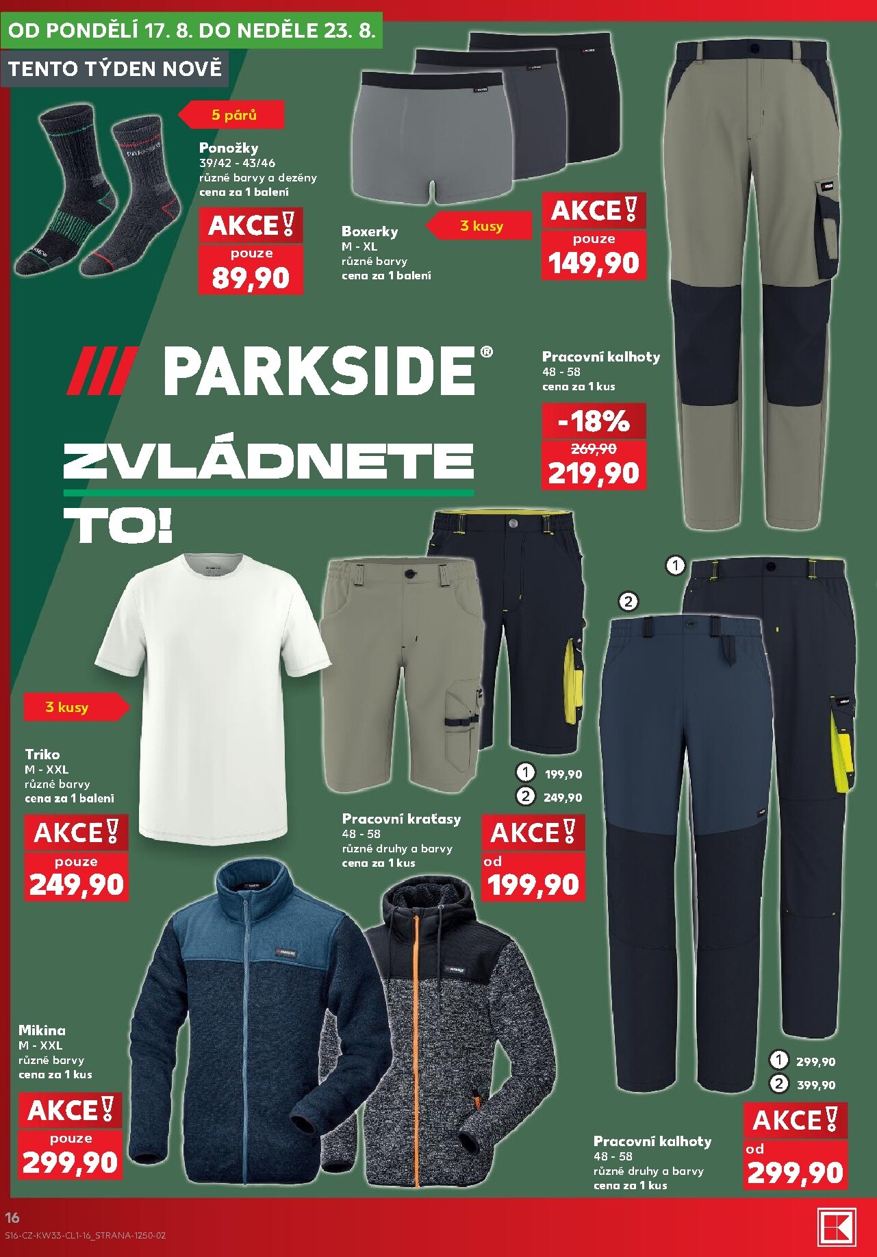 kaufland - Budoucí Kaufland - Kolín - Vše pro letní domácnost leták platný od středy 12.08.2026 do úterý 18.08.2026 - page: 16