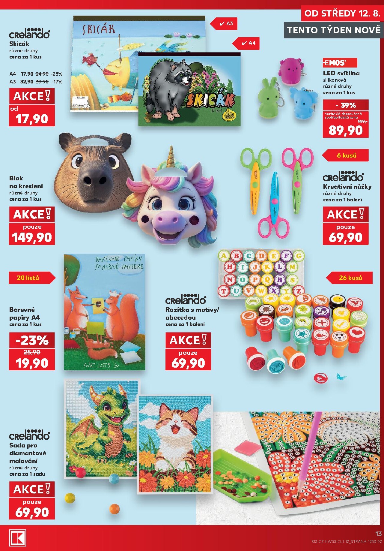 kaufland - Budoucí Kaufland - Kolín - Vše pro letní domácnost leták platný od středy 12.08.2026 do úterý 18.08.2026 - page: 13
