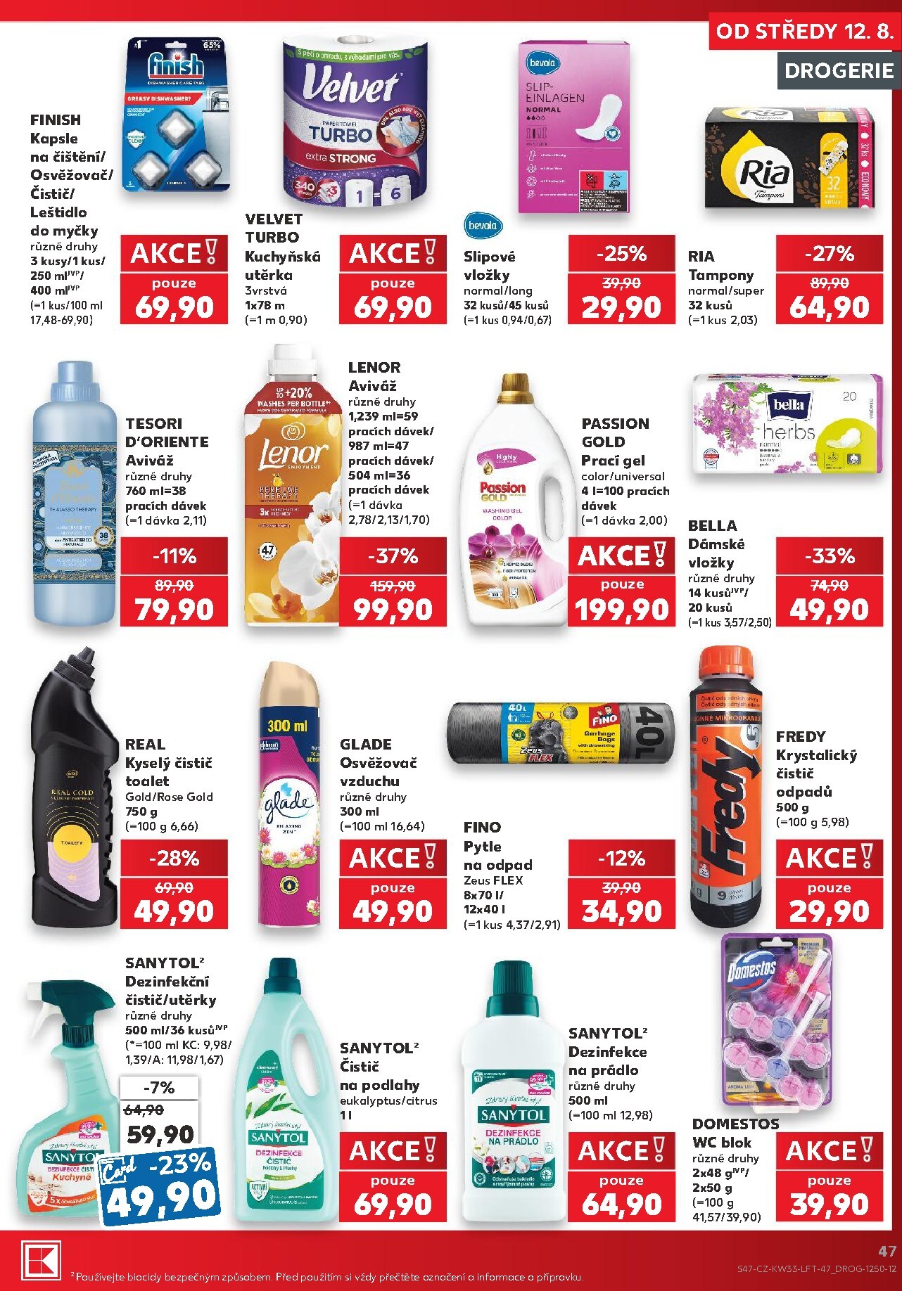 kaufland - Budoucí Kaufland - Brno leták platný od středy 12.08.2026 do úterý 18.08.2026 - page: 47