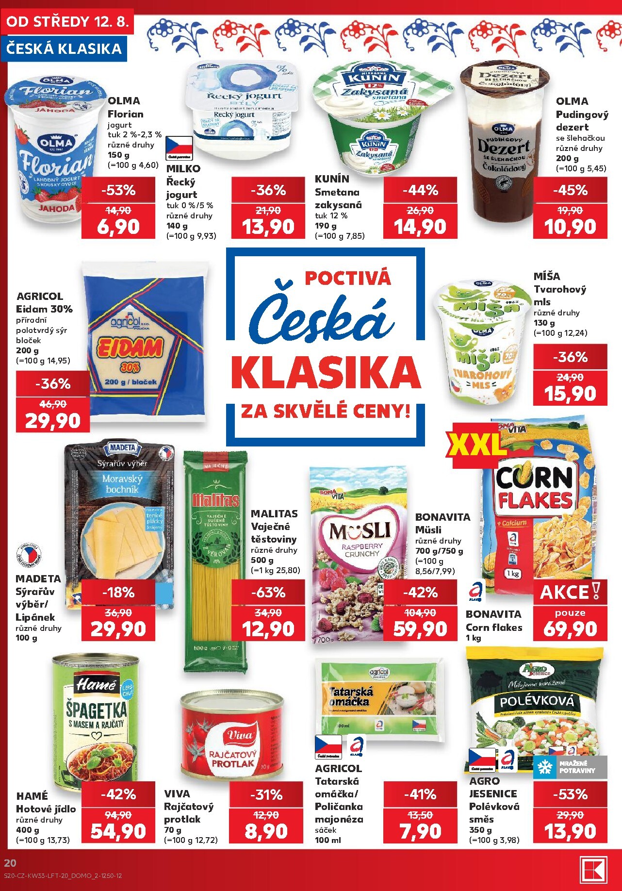 kaufland - Budoucí Kaufland - Brno leták platný od středy 12.08.2026 do úterý 18.08.2026 - page: 20