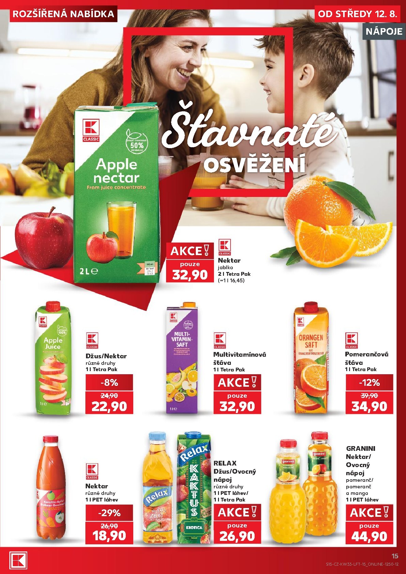 kaufland - Budoucí Kaufland - Praha 4 leták platný od středy 12.08.2026 do úterý 18.08.2026 - page: 15