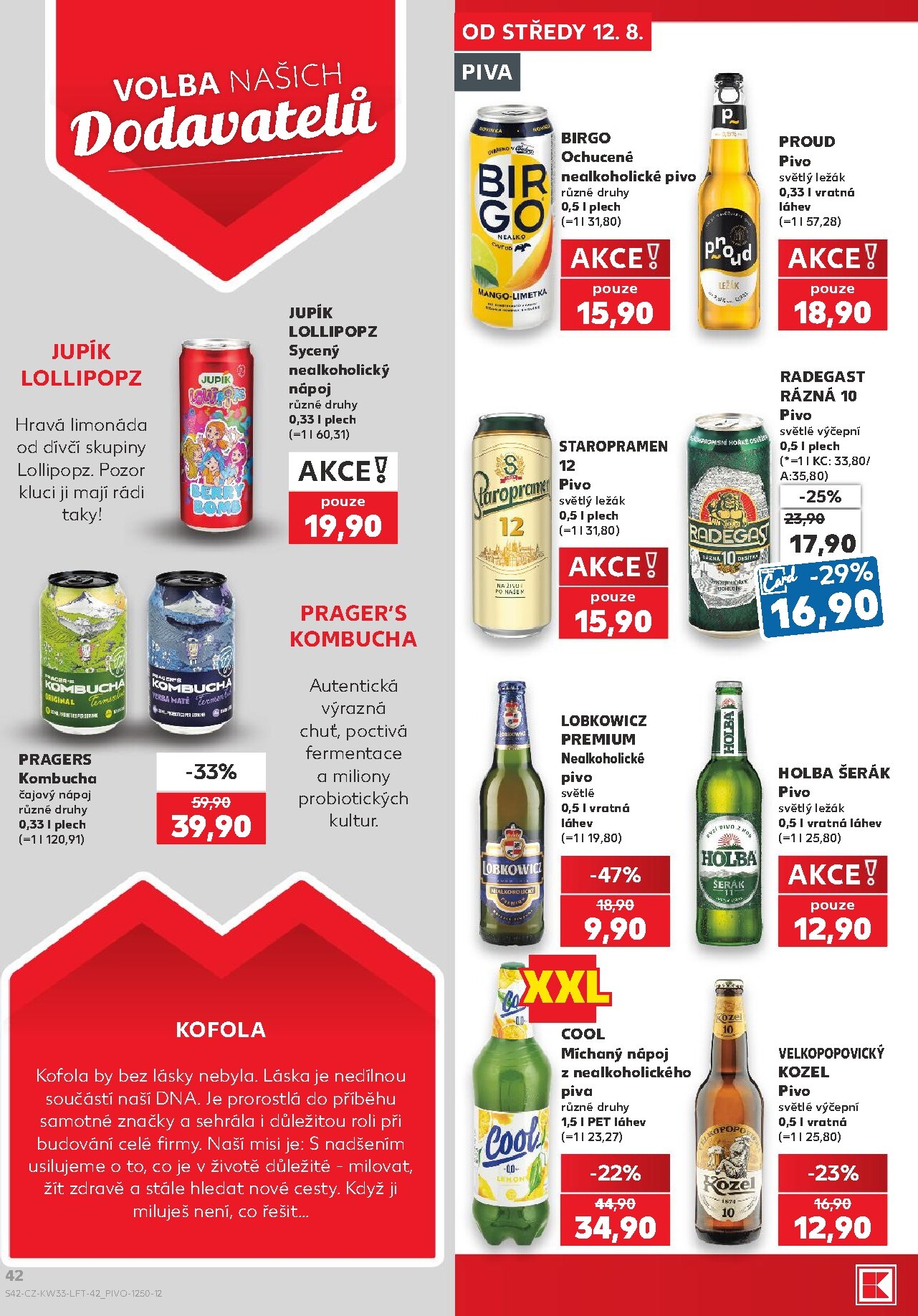 kaufland - Budoucí Kaufland - Praha 4 leták platný od středy 12.08.2026 do úterý 18.08.2026 - page: 42