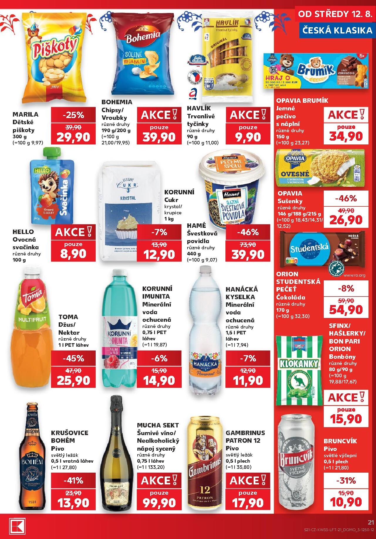 kaufland - Budoucí Kaufland - Praha 4 leták platný od středy 12.08.2026 do úterý 18.08.2026 - page: 21