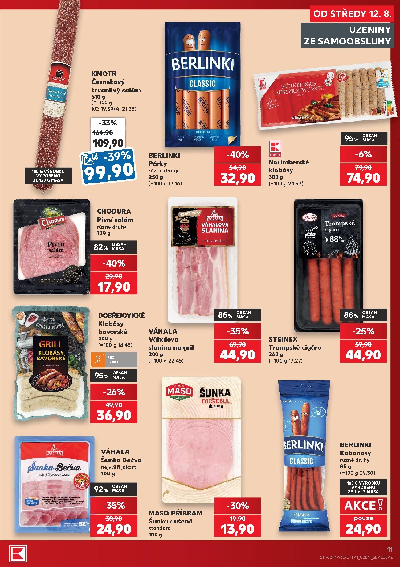 kaufland - Budoucí Kaufland - Praha 4 leták platný od středy 12.08.2026 do úterý 18.08.2026 - page: 11