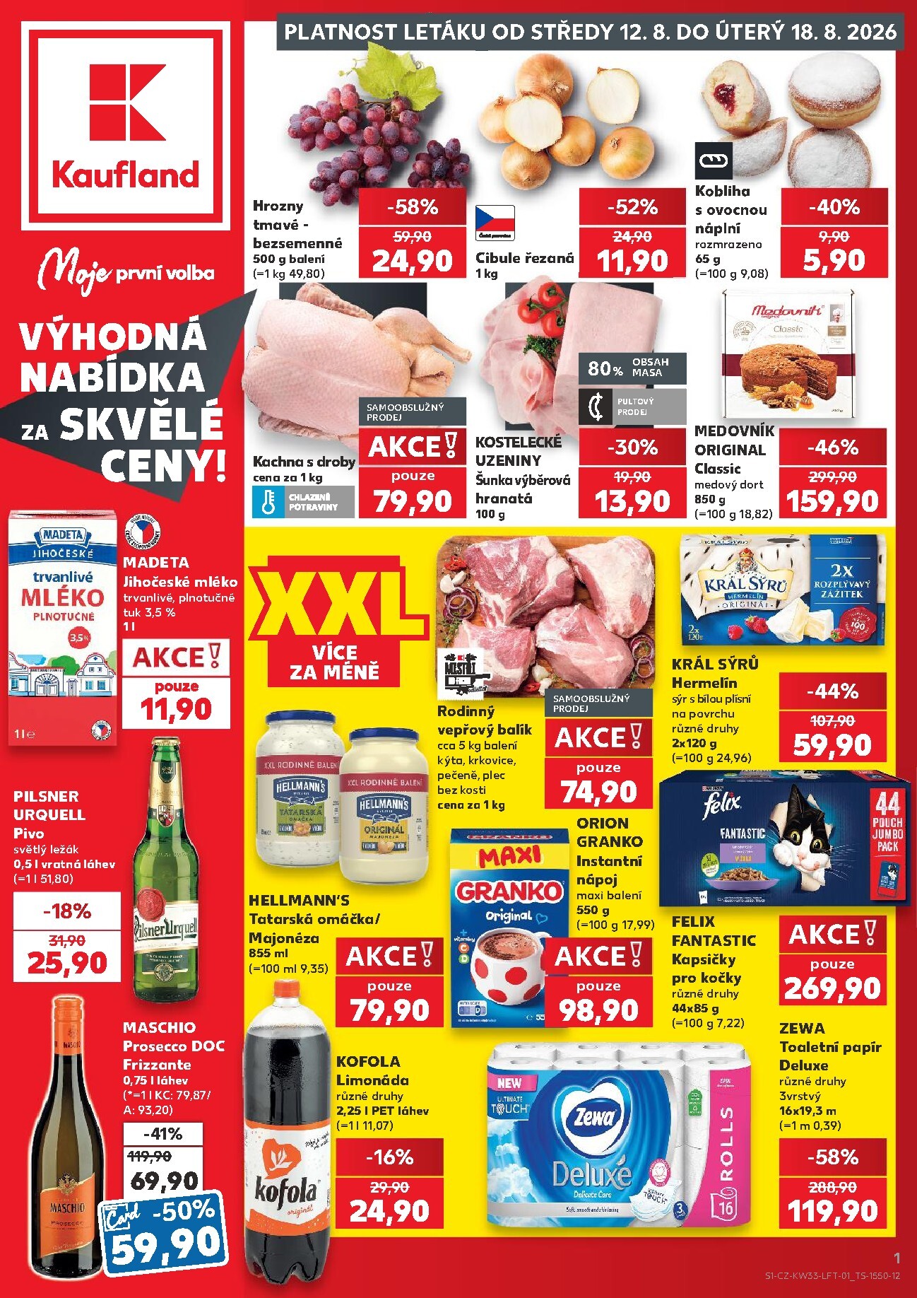 kaufland - Budoucí Kaufland - Praha 4 leták platný od středy 12.08.2026 do úterý 18.08.2026