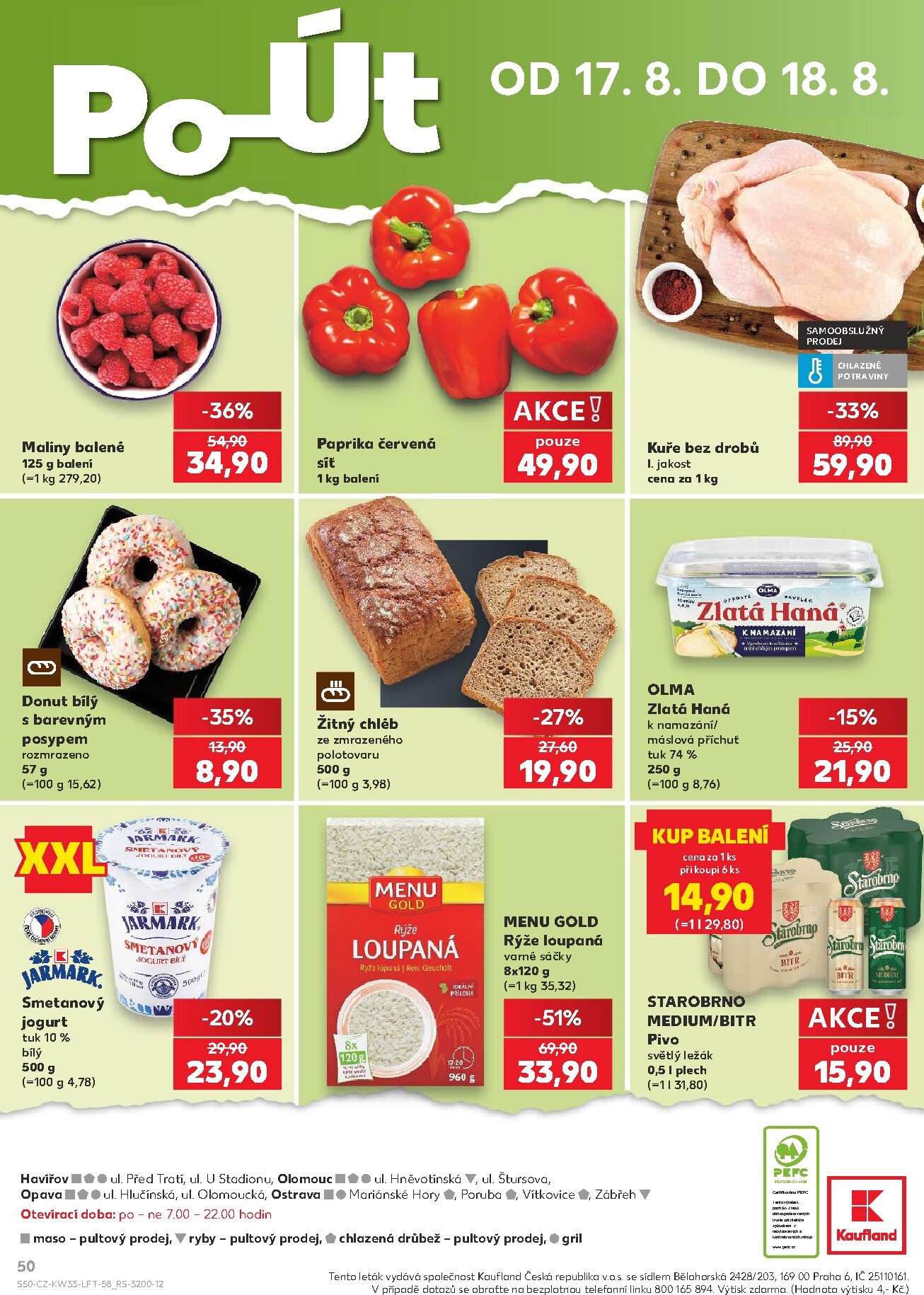 kaufland - Budoucí Kaufland - Ostrava leták platný od středy 12.08.2026 do úterý 18.08.2026 - page: 50