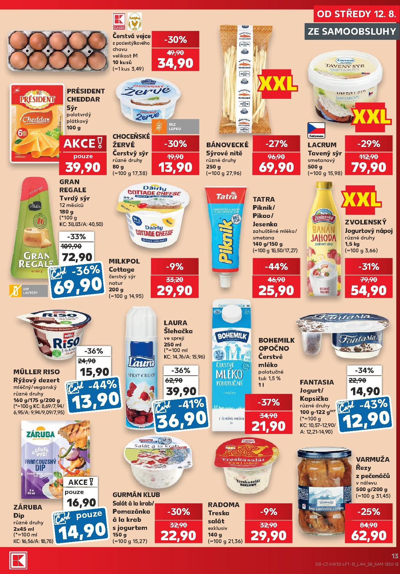 kaufland - Budoucí Kaufland - Ostrava leták platný od středy 12.08.2026 do úterý 18.08.2026 - page: 13